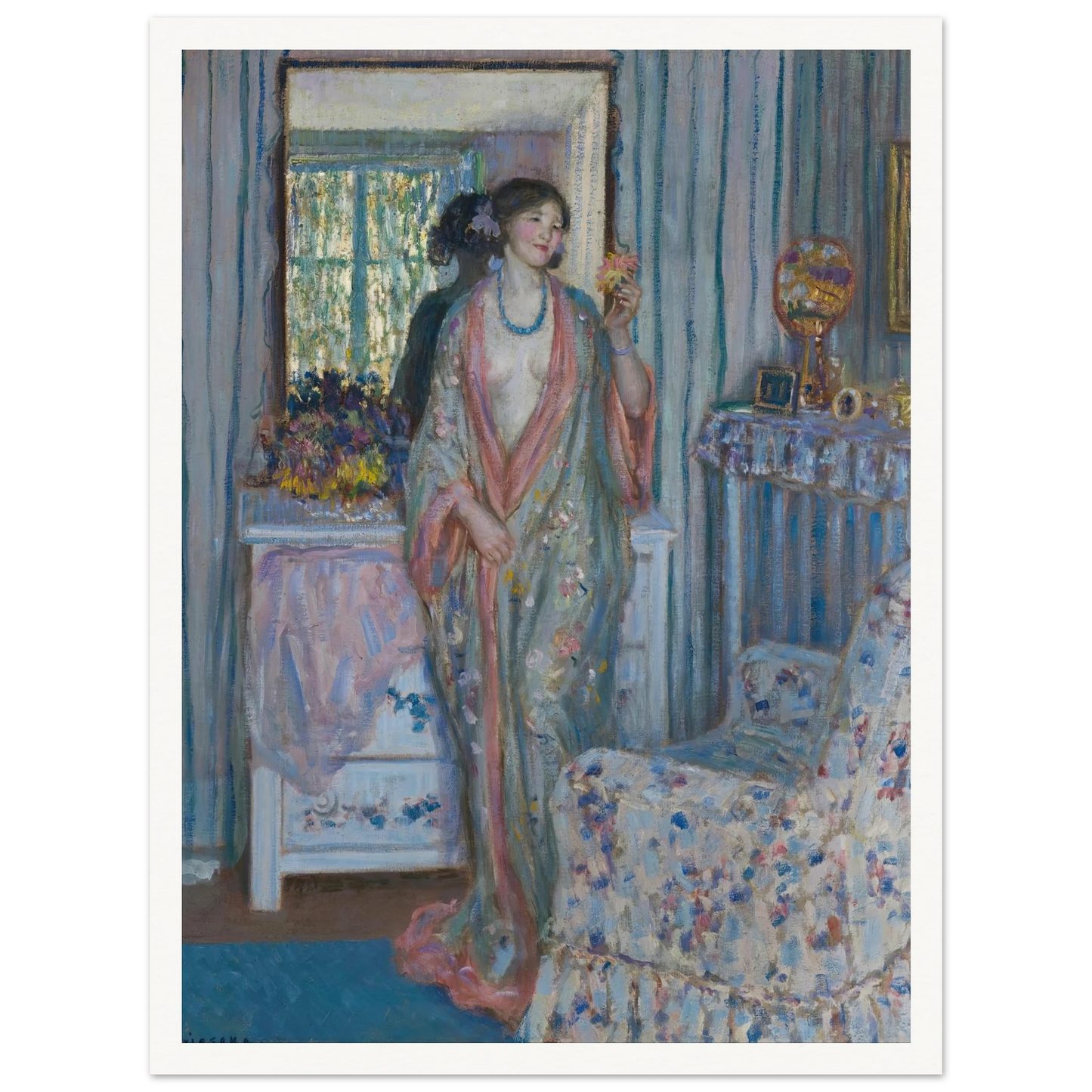 The Robe (1915) Art Print | Frederick Carl Frieseke-Quipham Collections