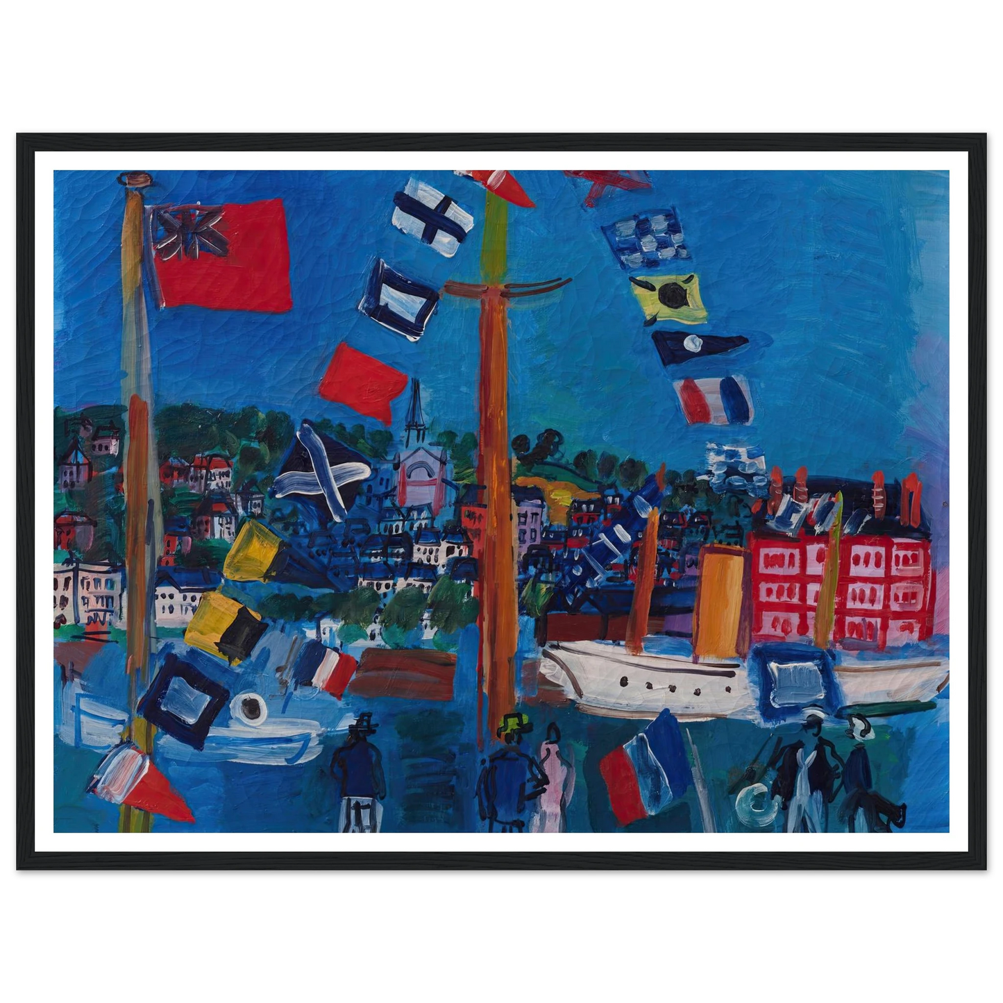 Le bassin à Deauville (1929) Art Print | Raoul Dufy-Quipham Collections
