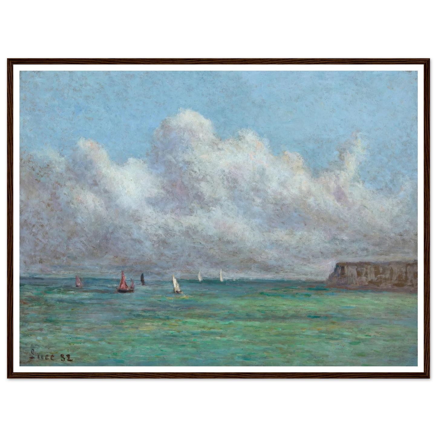 Mer, Somme (1932) Art Print | Maximilien Luce-Quipham Collections