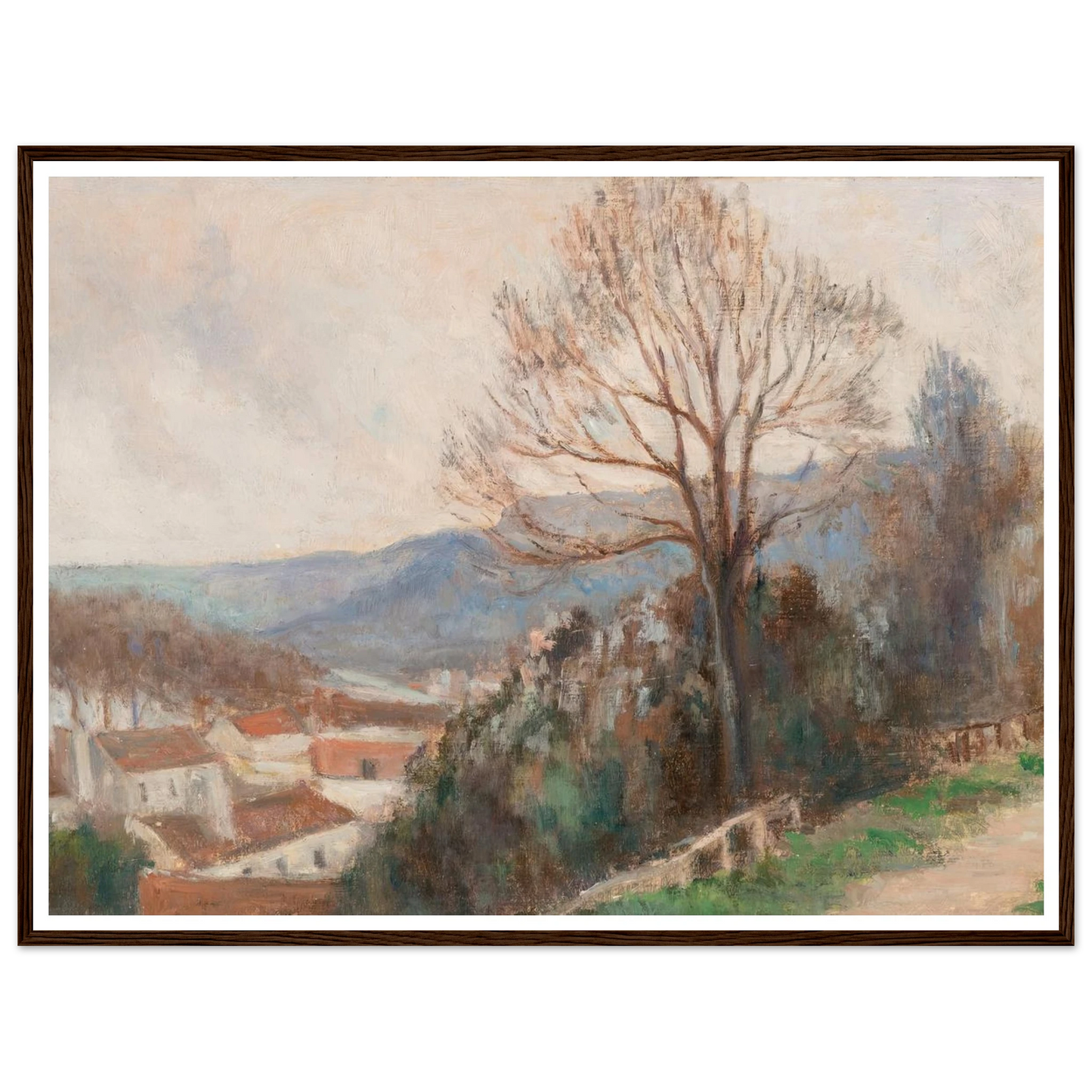 La Seine vue des hauteurs de Rolleboise Art Print | Maximilien Luce-Quipham Collections