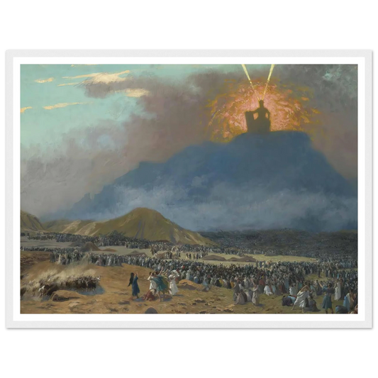 Moses On Mount Sinai Art Print | Jean Leon Gerome-Quipham Collections