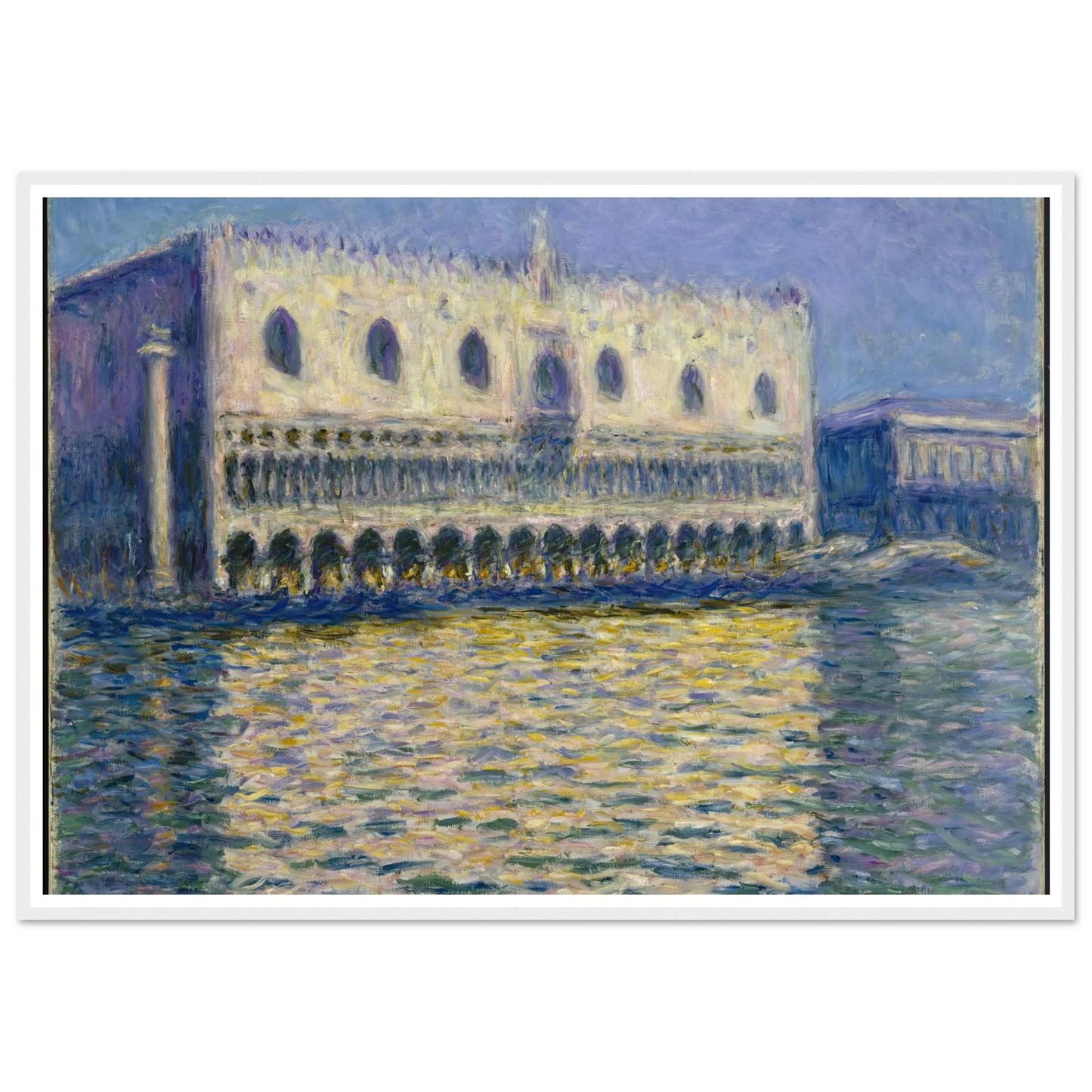 The Doges Palace (Le Palais ducal) Art Print | Claude Monet-Quipham Collections