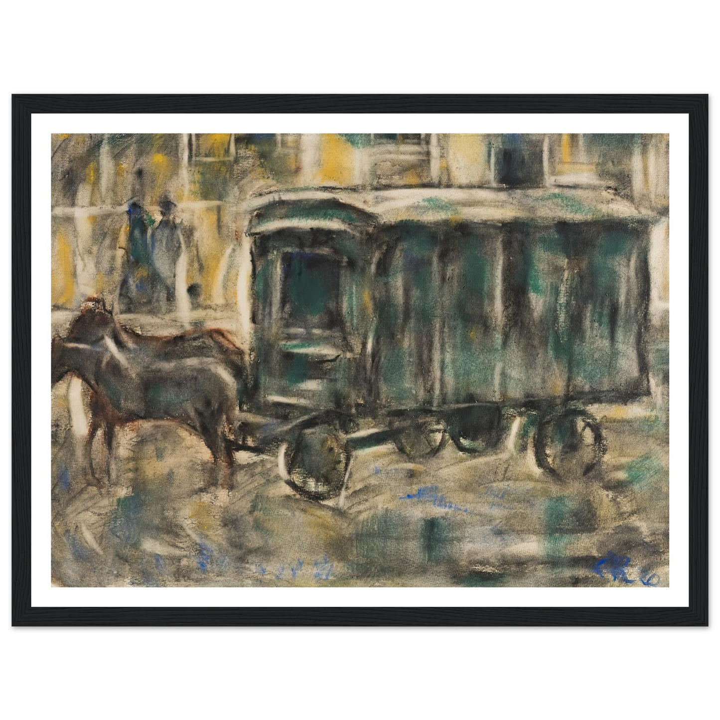 Möbelwagen (1919) Art Print | Christian Rohlfs-Quipham Collections
