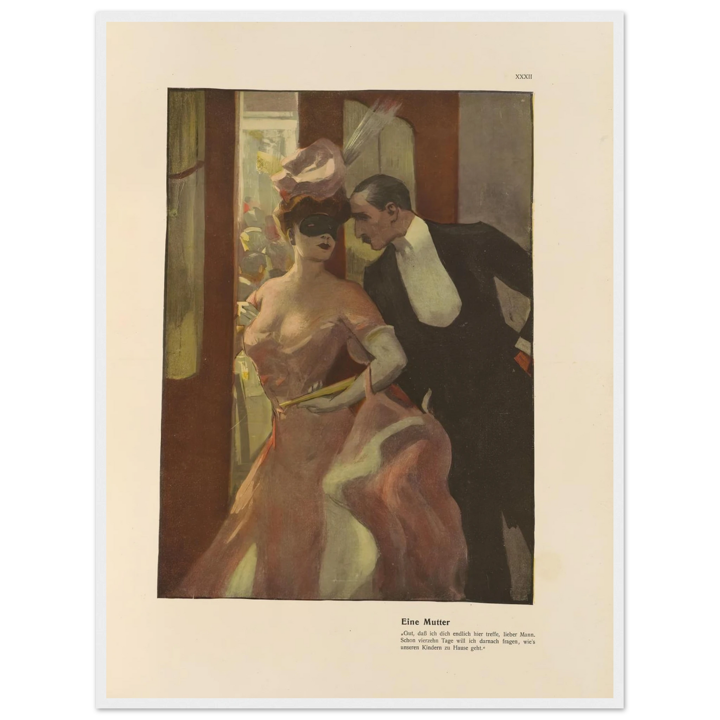 Eine Mutter (1908) Art Print | Ferdinand Freiherr von Reznicek-Quipham Collections