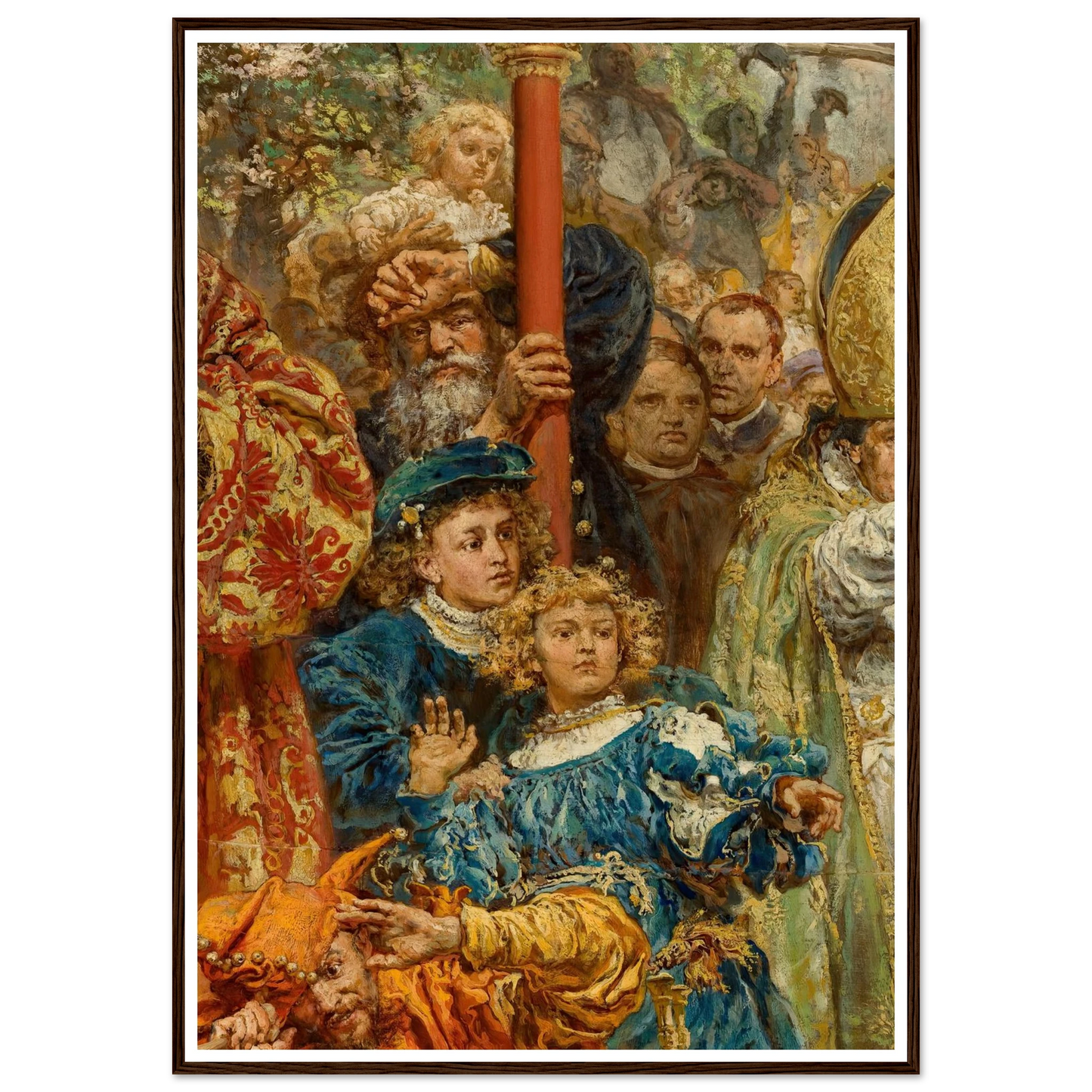 Hanging of the Sigismund bell at the Cathedral Tower in 1521 in Kraków (1874) Art Print | Jan Matejko-Quipham Collections