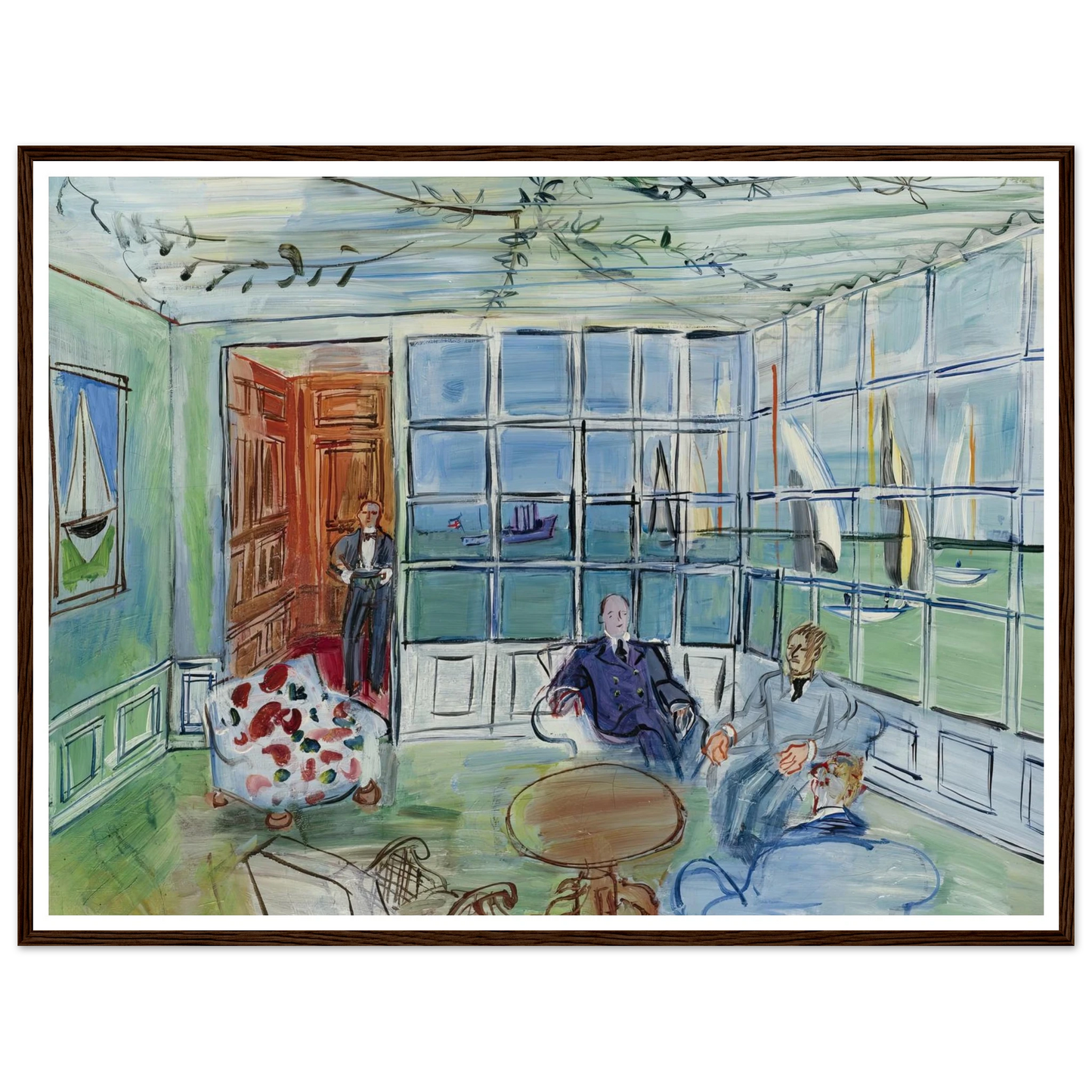 Le Royal Yacht Squadron, Cowes, Isle of Wight Art Print | Raoul Dufy-Quipham Collections