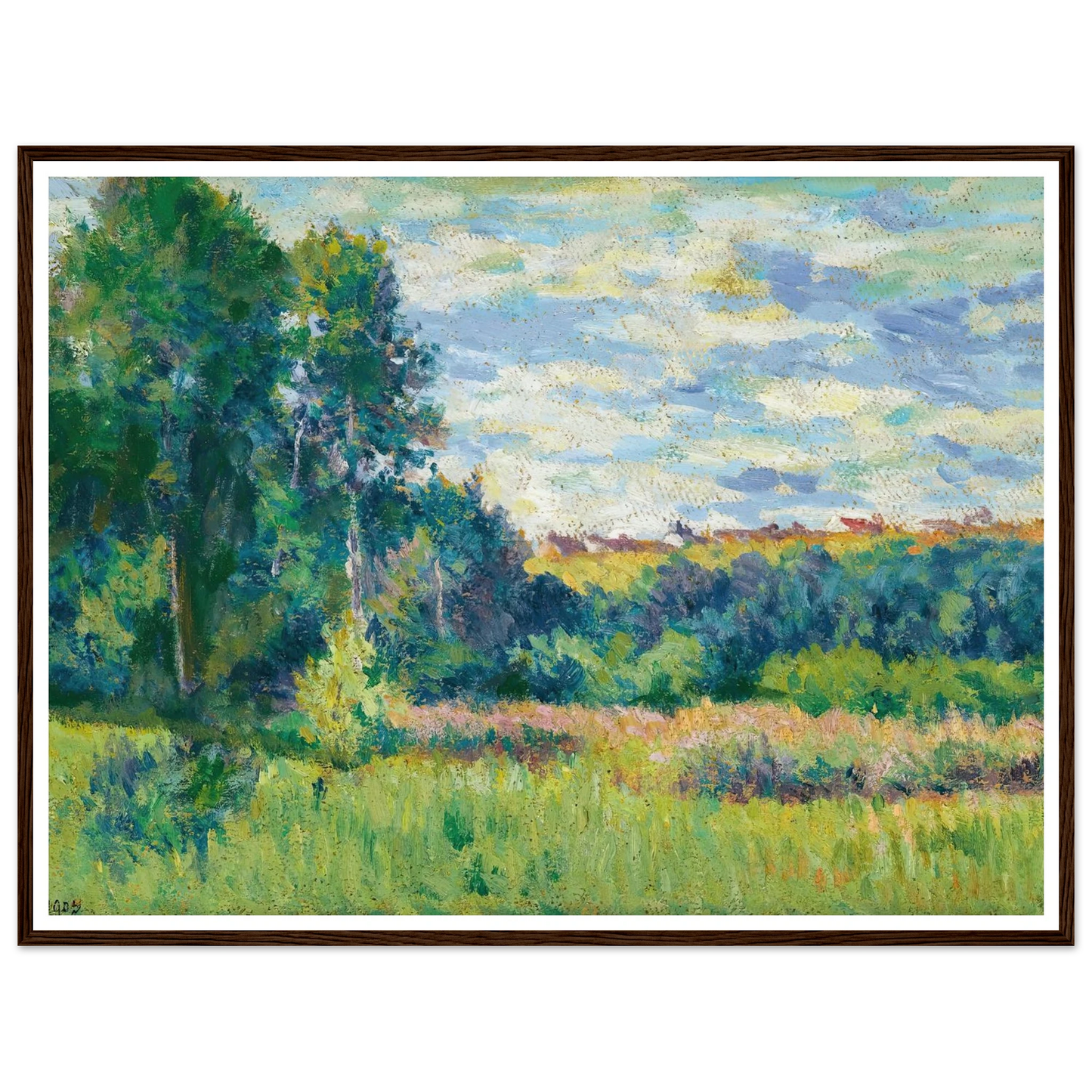 Paysage (1903) Art Print | Maximilien Luce-Quipham Collections