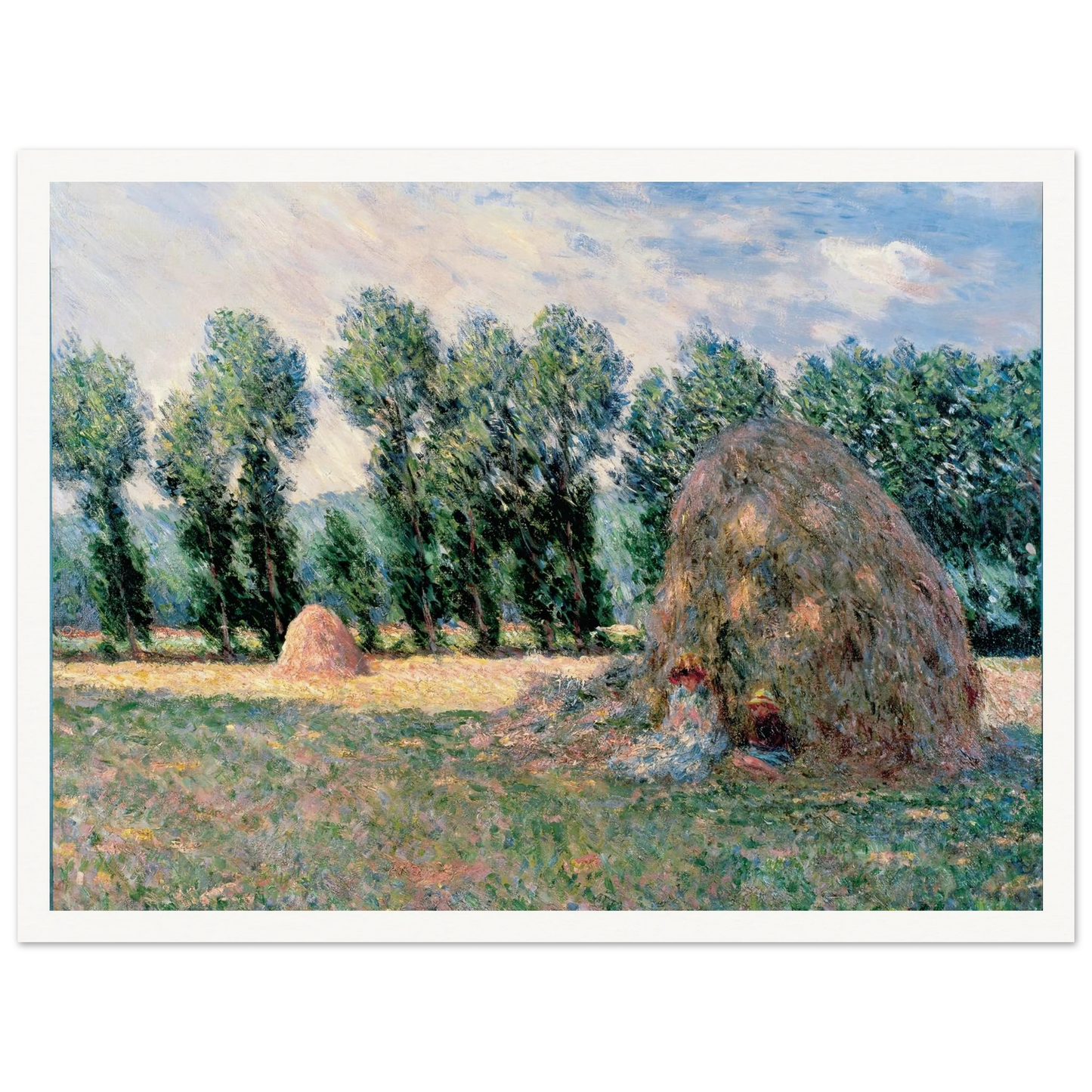 Haystacks (1885) Art Print | Claude Monet-Quipham Collections
