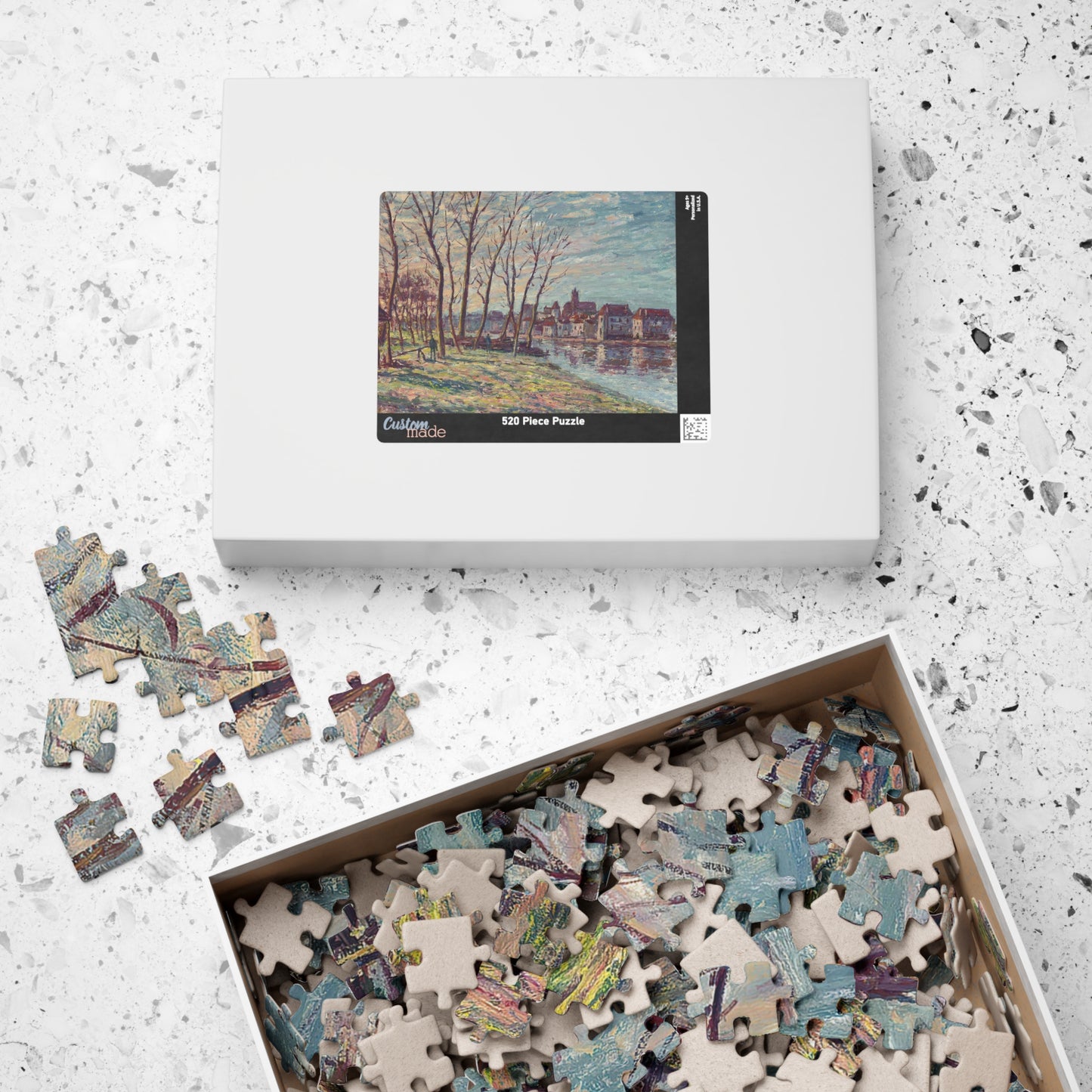 Vue de Moret Puzzle | Alfred Sisley-Quipham Collections