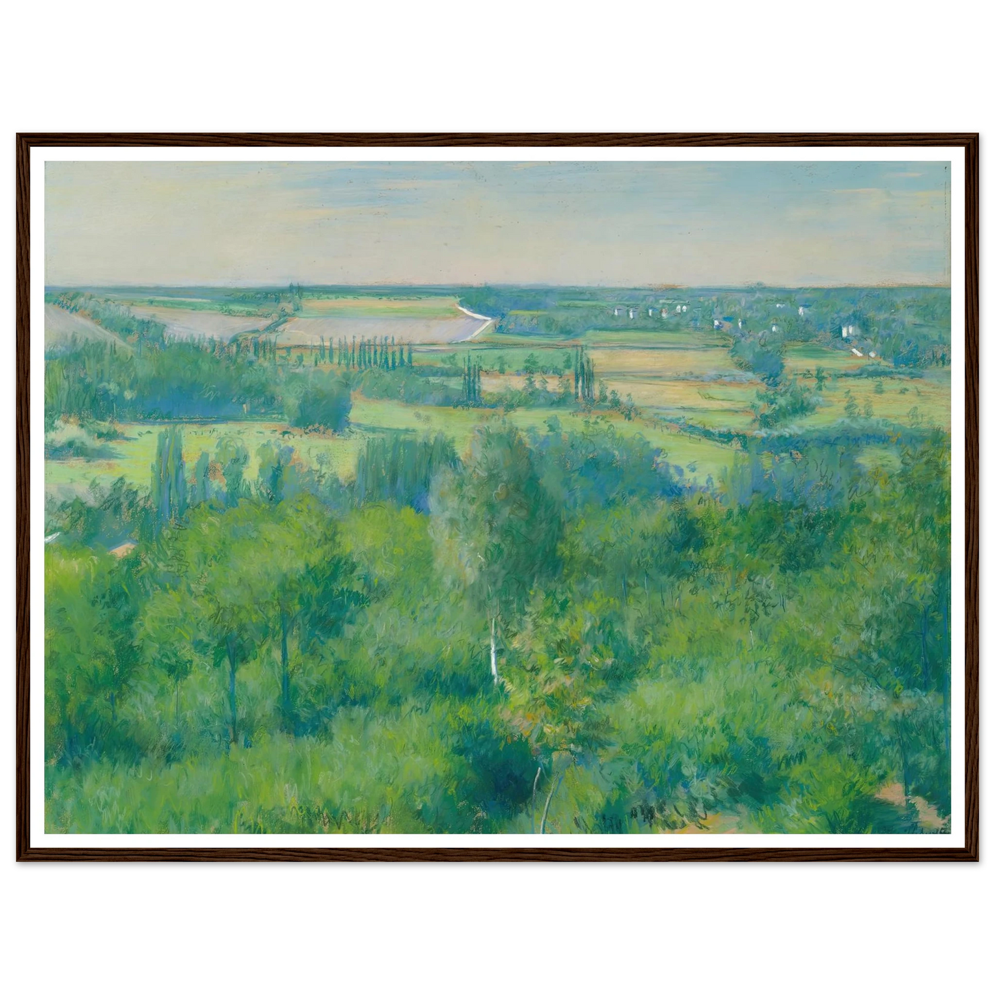 La Vallée De L’yerres (1877) Art Print | Gustave Caillebotte-Quipham Collections