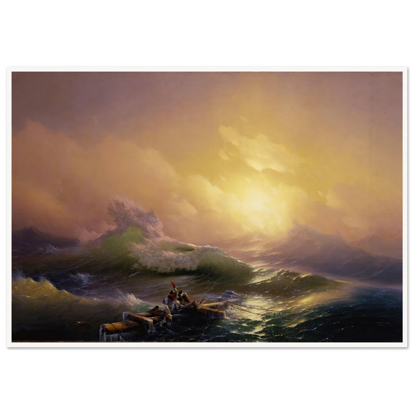 The Ninth Wave (1850) Art Print | Ivan Konstantinovich Aivazovsky-Quipham Collections