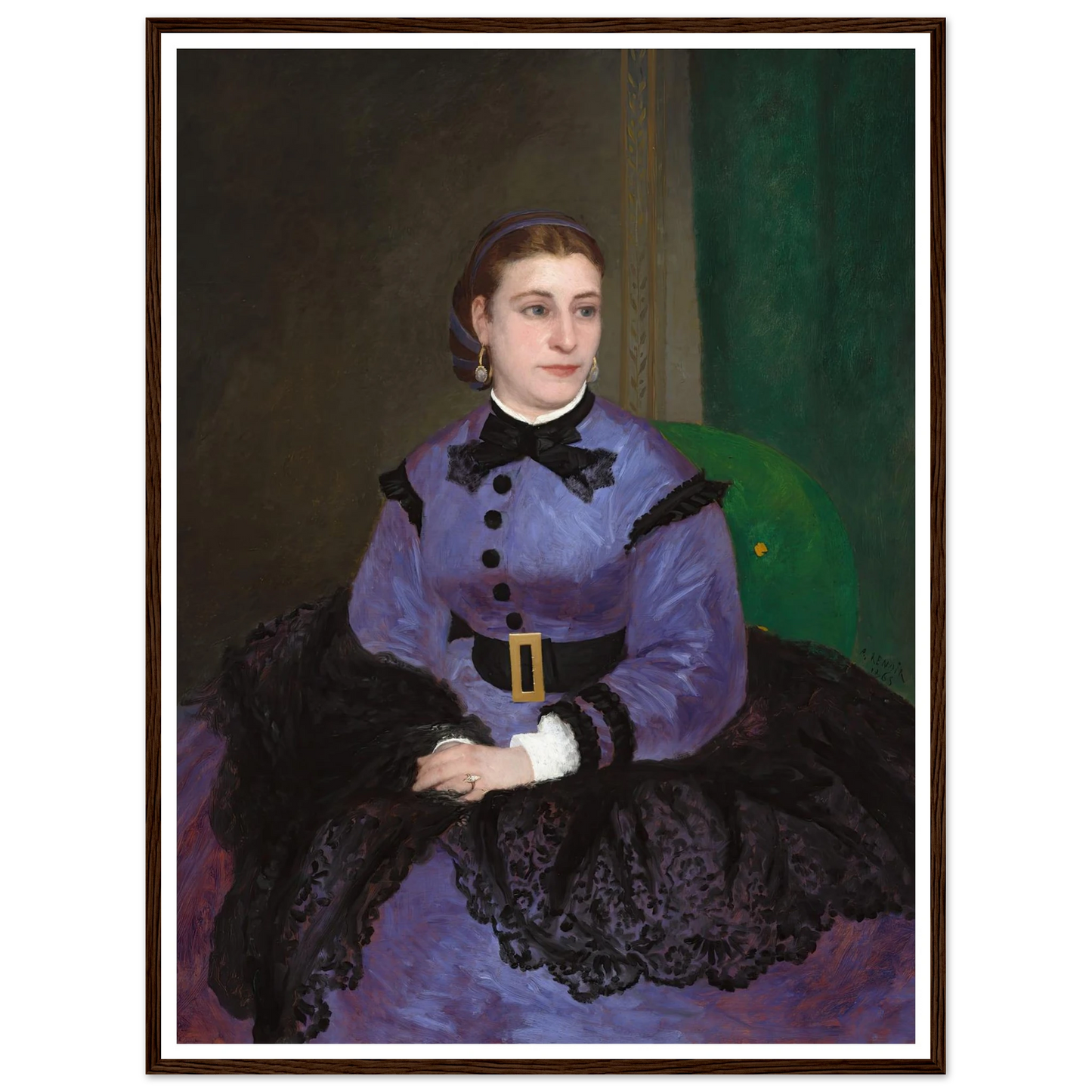 Mademoiselle Sicot (1865) Art Print | Pierre Auguste Renoir-Quipham Collections
