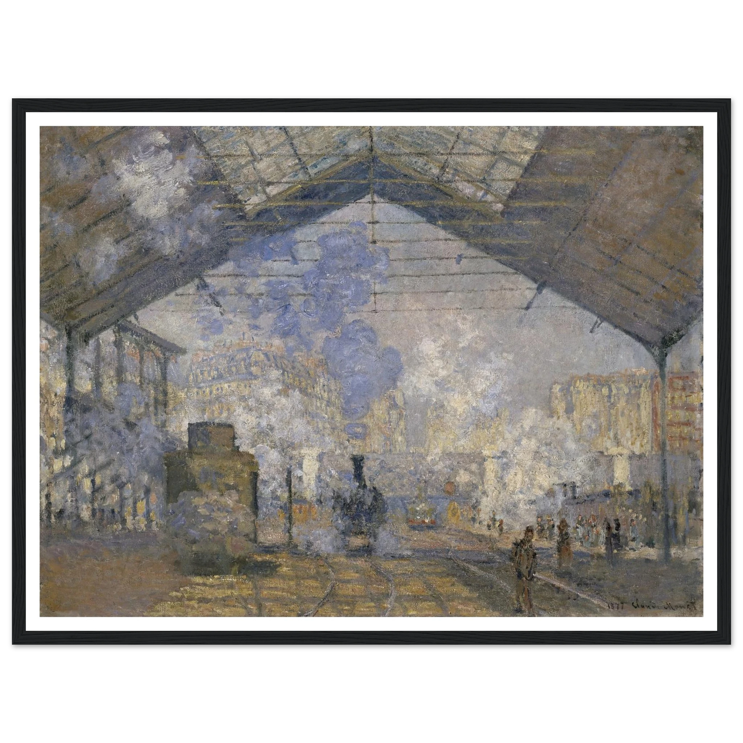The Saint-Lazare Station (1877) Art Print | Claude Monet-Quipham Collections