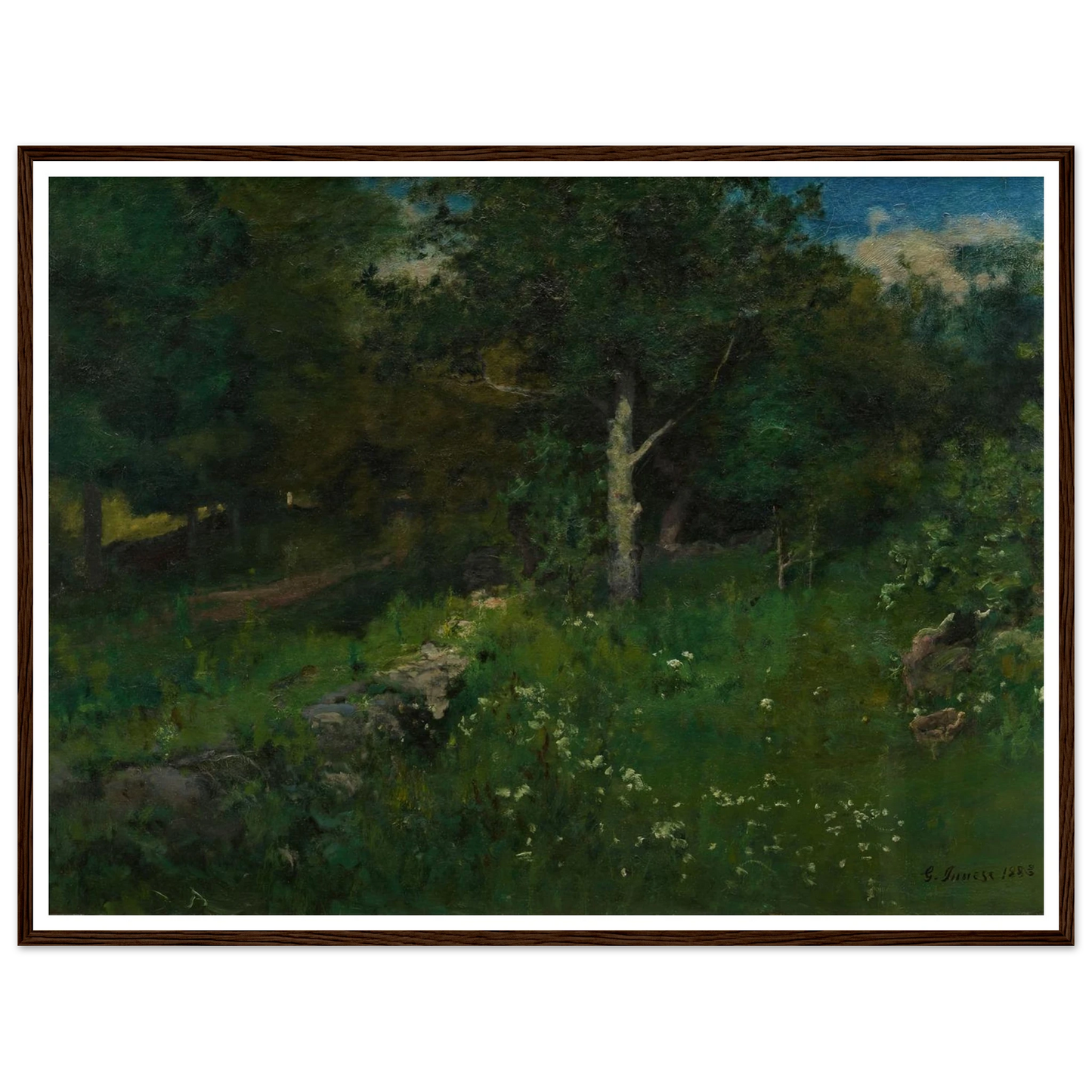 Summer Foliage (1883) Art Print | George Inness-Quipham Collections