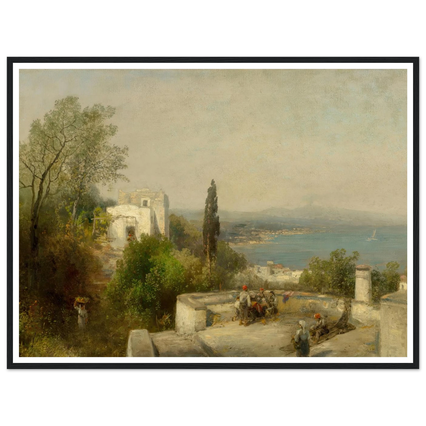 Bay of Naples Art Print | Hermann Ottomar Herzog-Quipham Collections