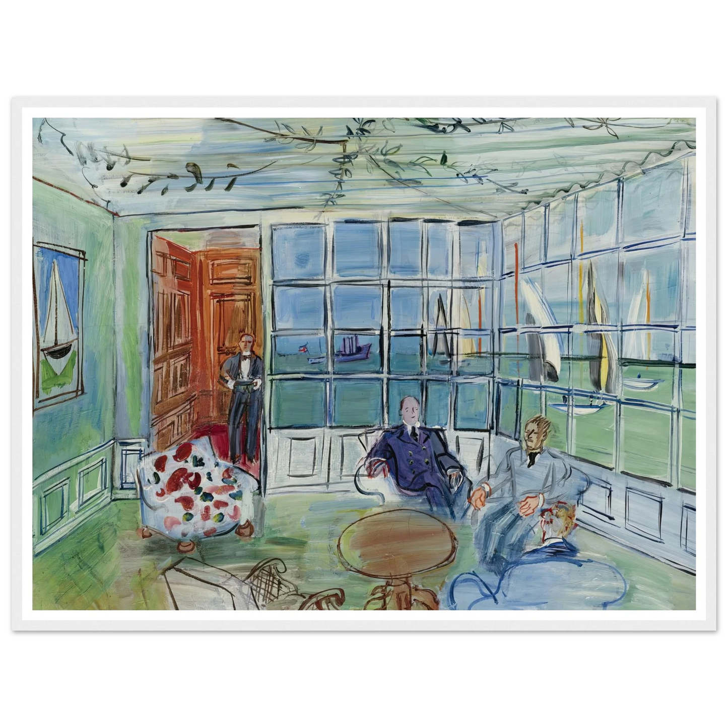 Le Royal Yacht Squadron, Cowes, Isle of Wight Art Print | Raoul Dufy-Quipham Collections