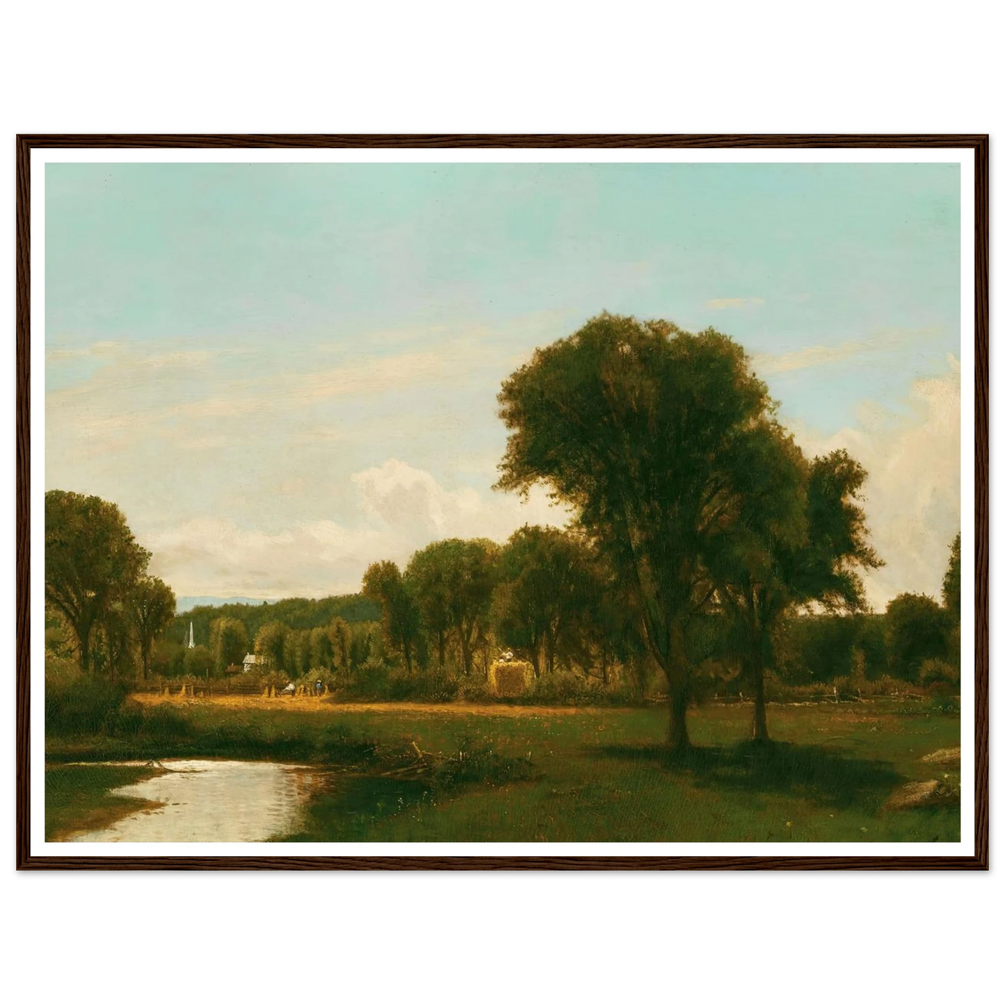 Medfield Landscape (circa 1868-69) Art Print | George Inness-Quipham Collections
