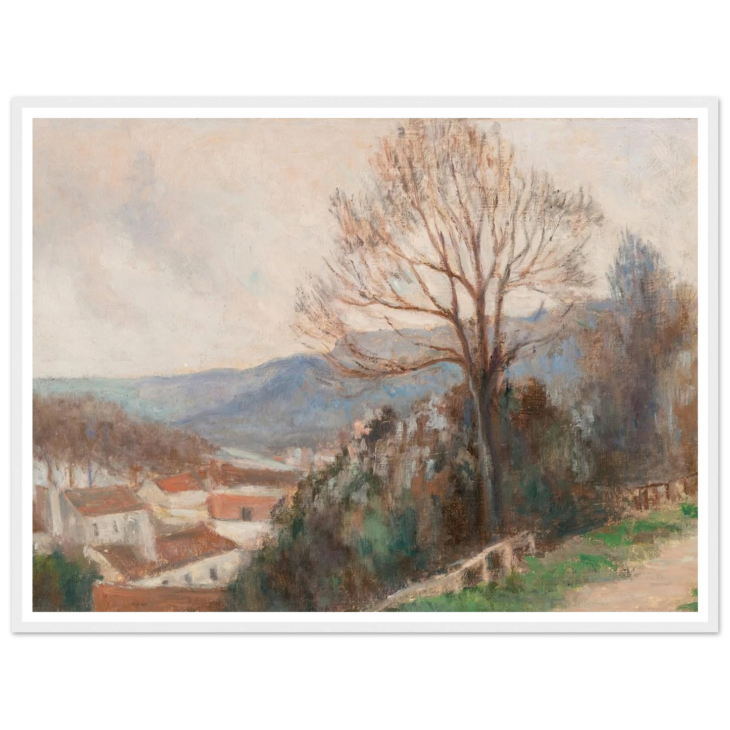 La Seine vue des hauteurs de Rolleboise Art Print | Maximilien Luce-Quipham Collections