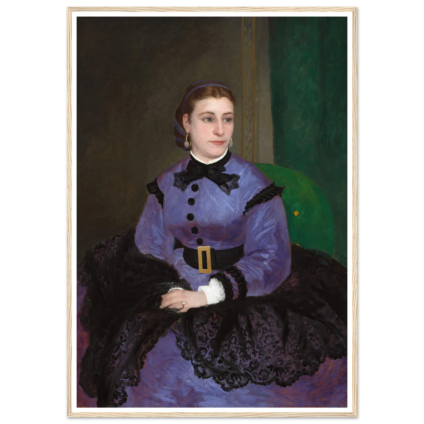 Mademoiselle Sicot (1865) Art Print | Pierre Auguste Renoir-Quipham Collections