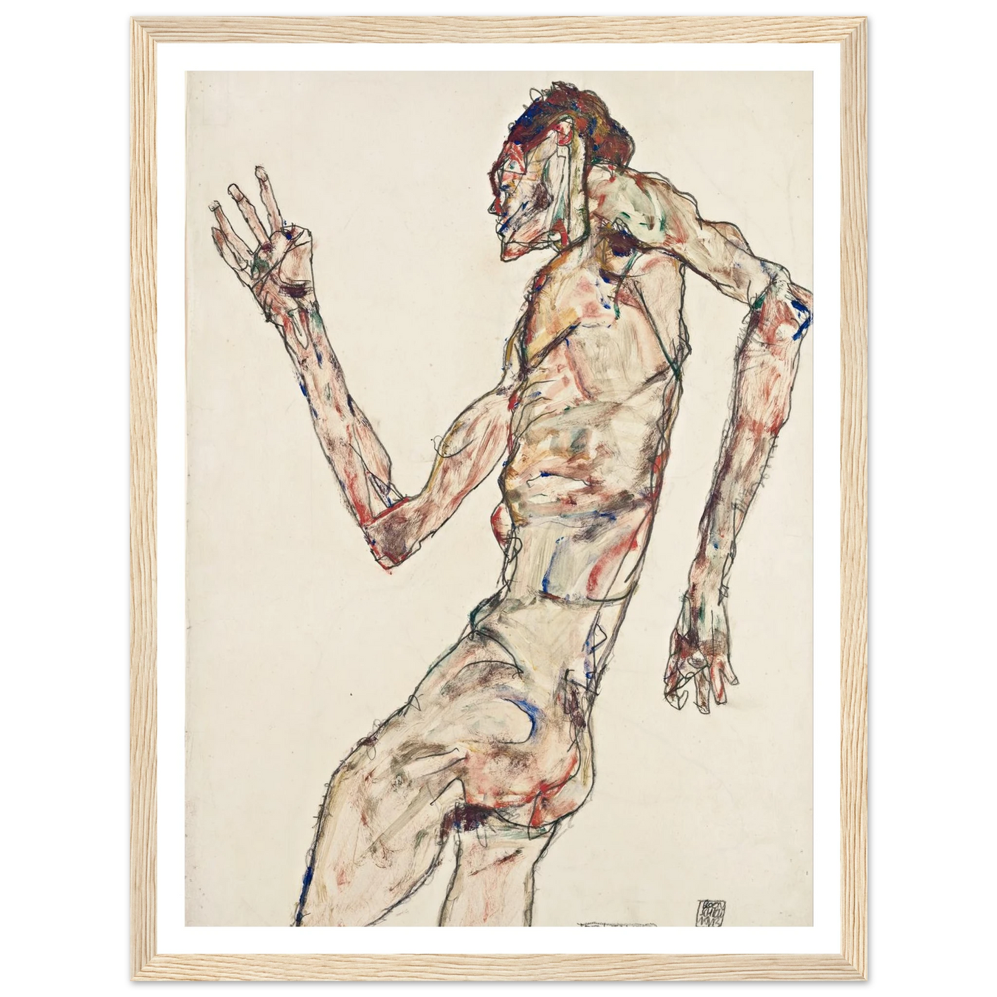 The Dancer (1913) Art Print | Egon Schiele-Quipham Collections