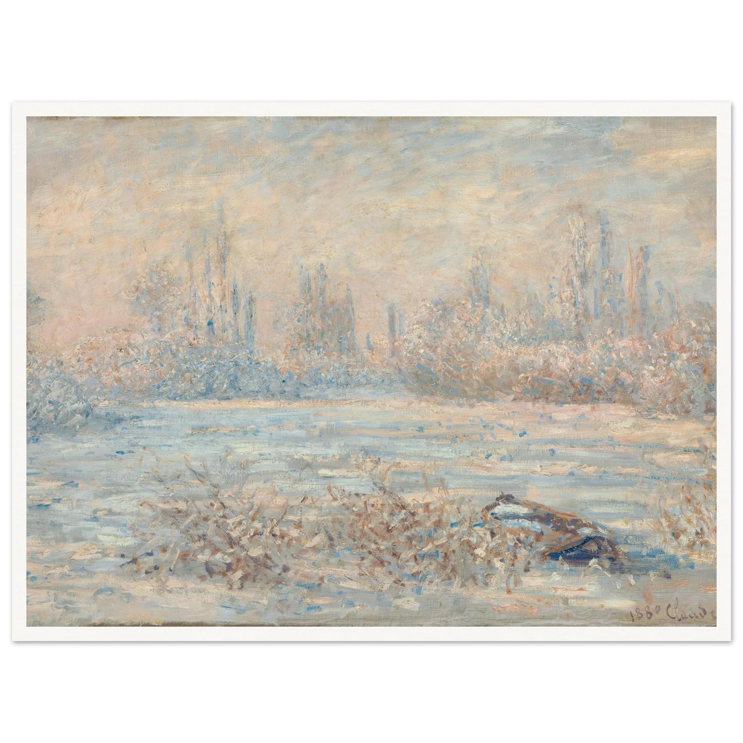 Le Givre (1880) Art Print | Claude Monet-Quipham Collections