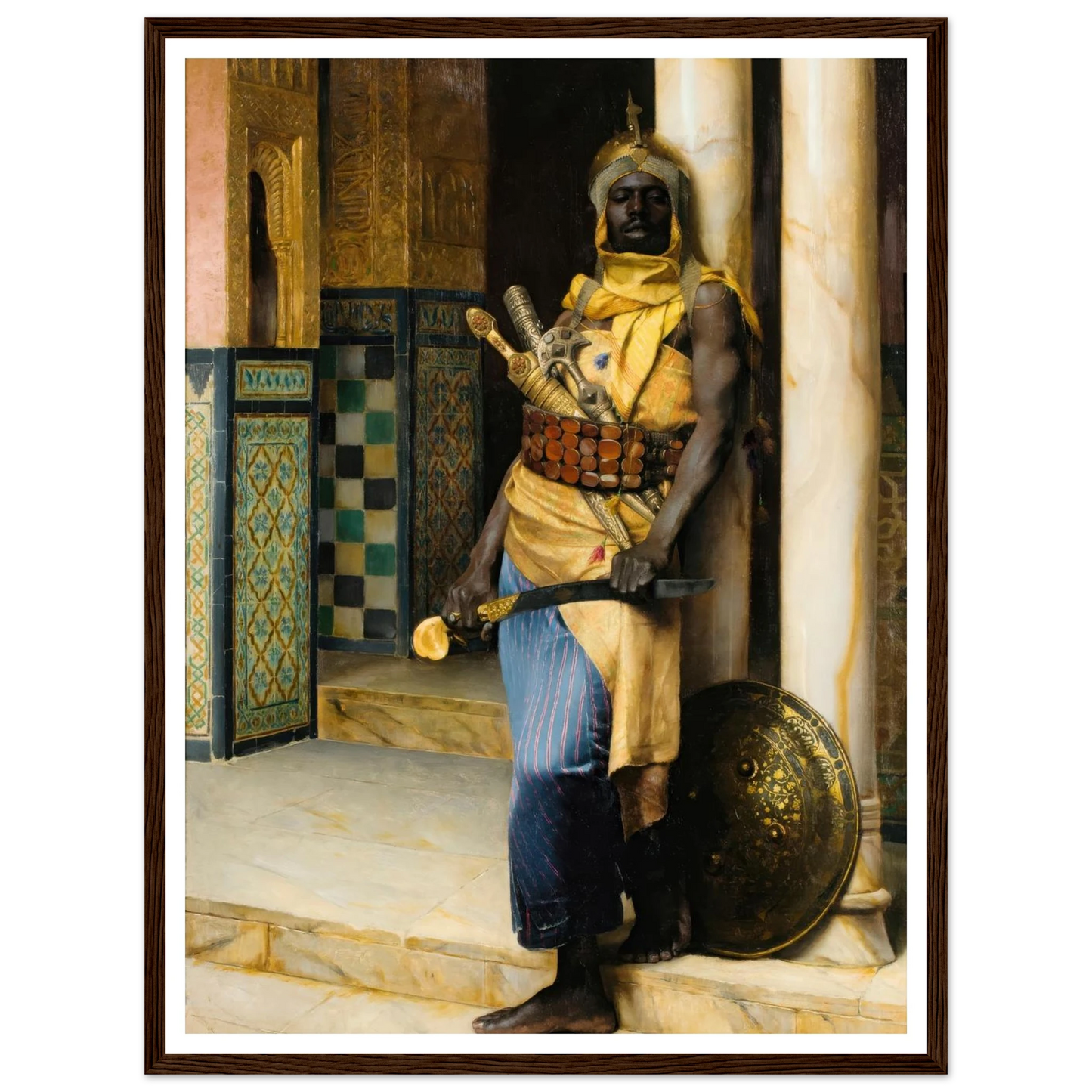 Guarding the Palace (1888) Art Print | Ludwig Deutsch-Quipham Collections