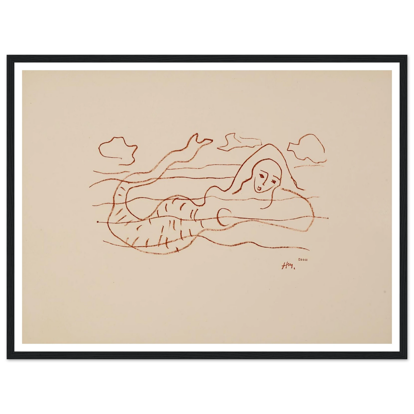 Sirènes (1942) Art Print | Henri Matisse-Quipham Collections