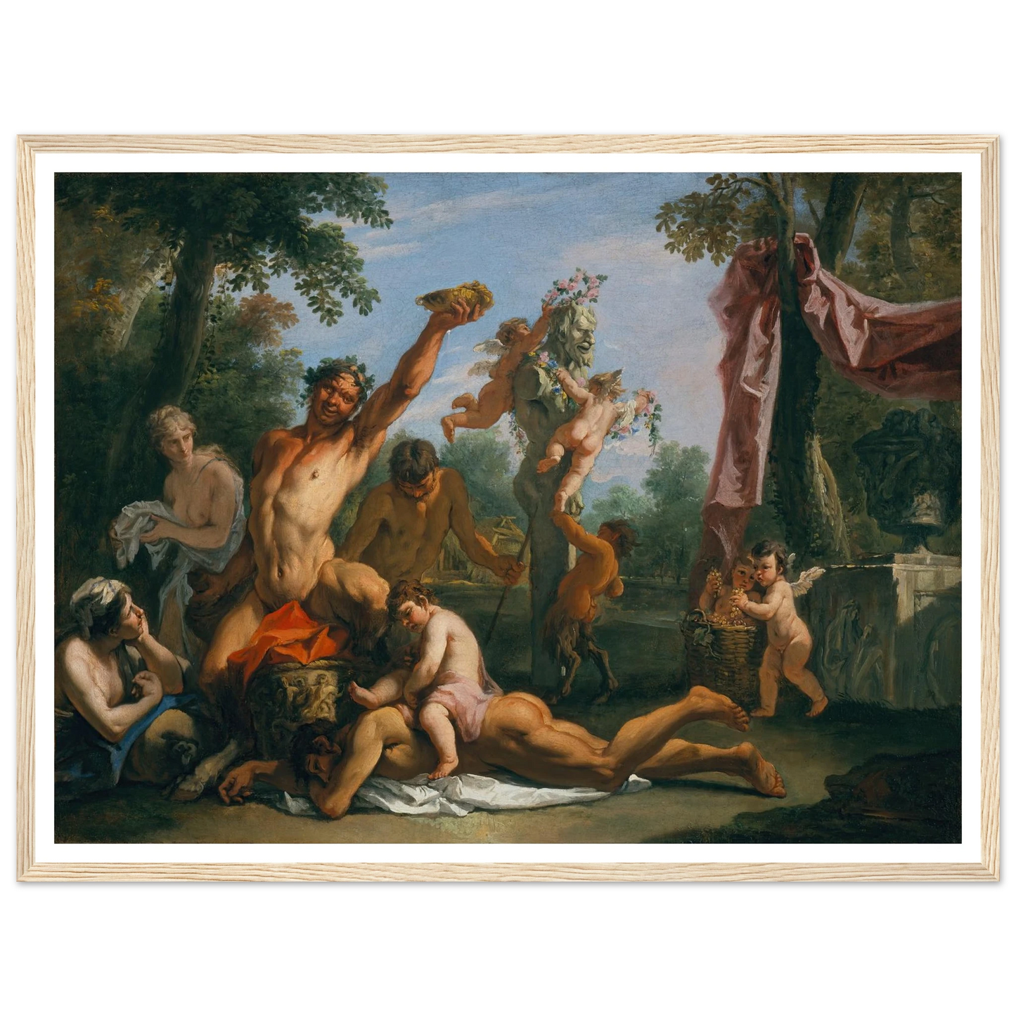 A Bacchanal Art Print | Sebastiano Ricci-Quipham Collections