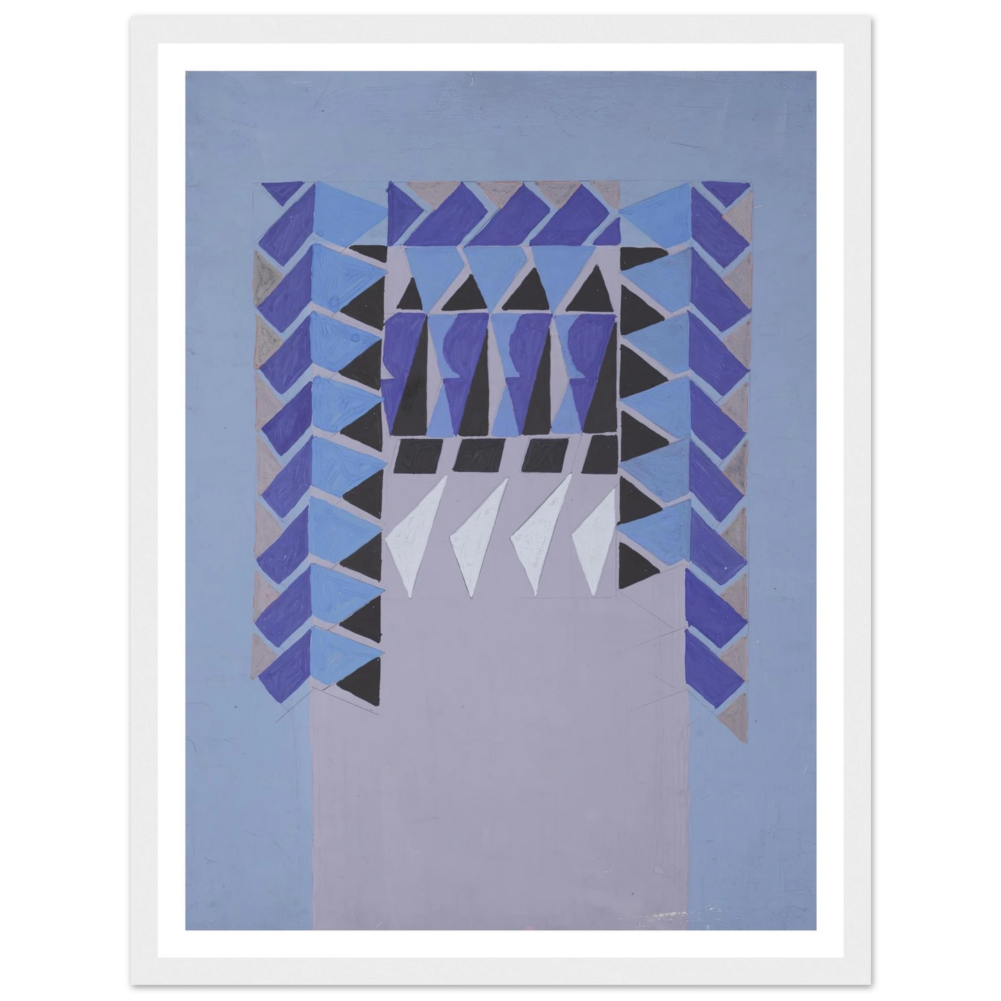 Untitled (Textile design no I) (circa 1925) Art Print | Frances Hodgkins-Quipham Collections