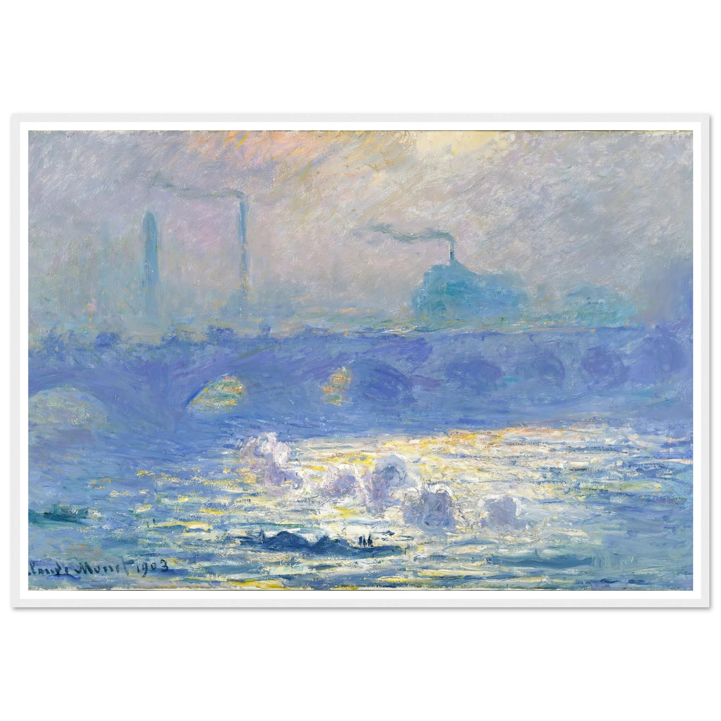 Waterloo Bridge (1903) Art Print | Claude Monet-Quipham Collections