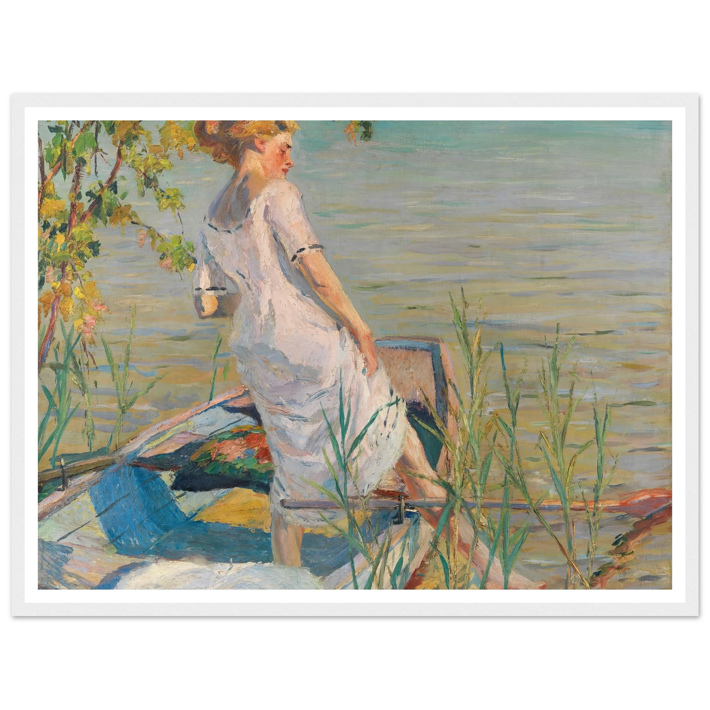 Summer morning on Lake Starnberg (1920-25) Art Print | Edward Cucue-Quipham Collections