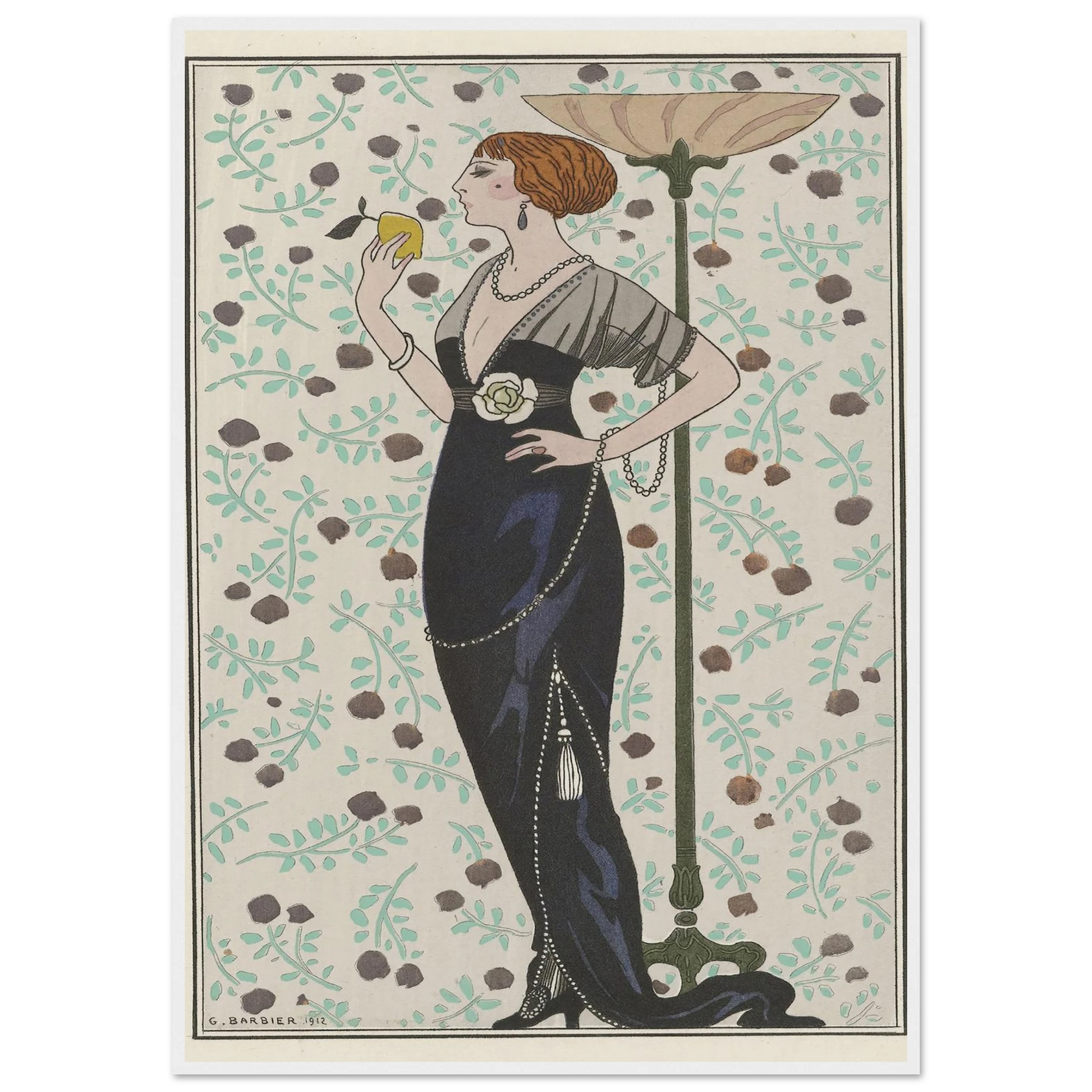 Robe du soir.. (1913) Art Print | George Barbier-Quipham Collections