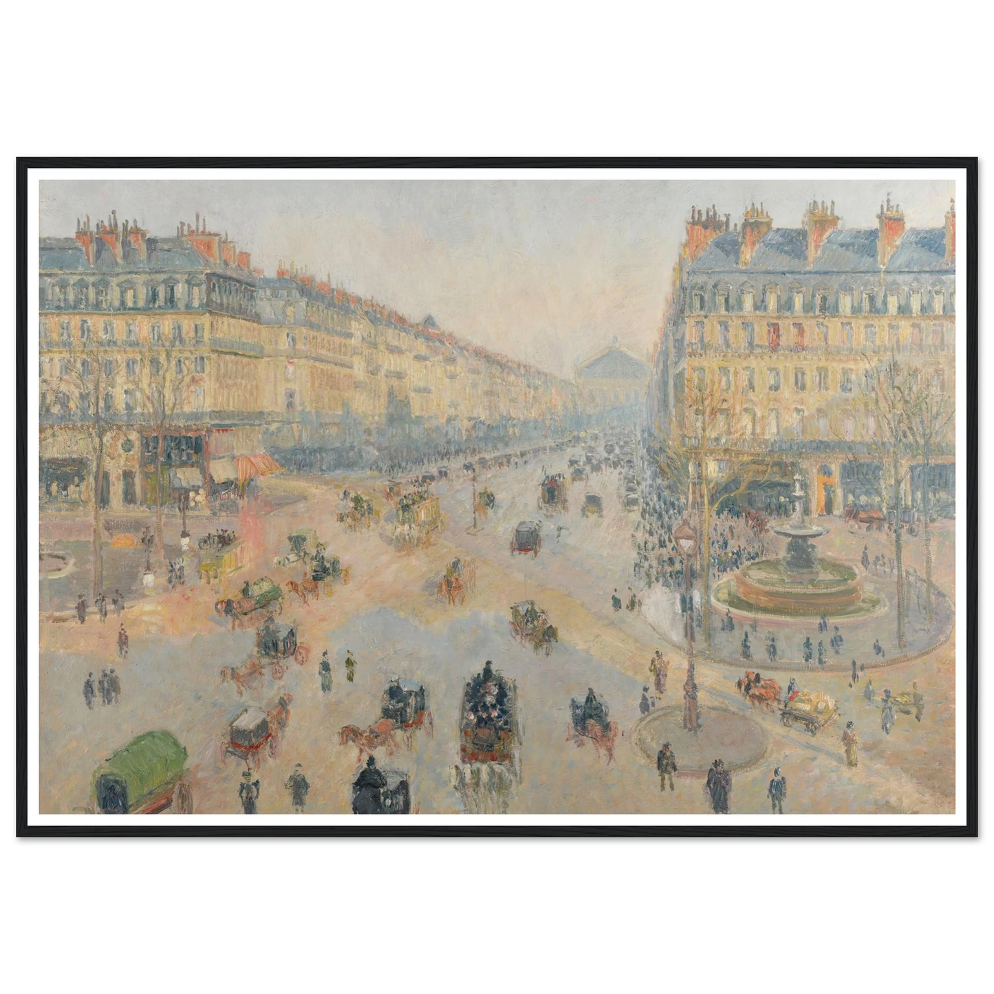 L’Avenue de l’Opéra (1898) Art Print | Camille Pissarro-Quipham Collections