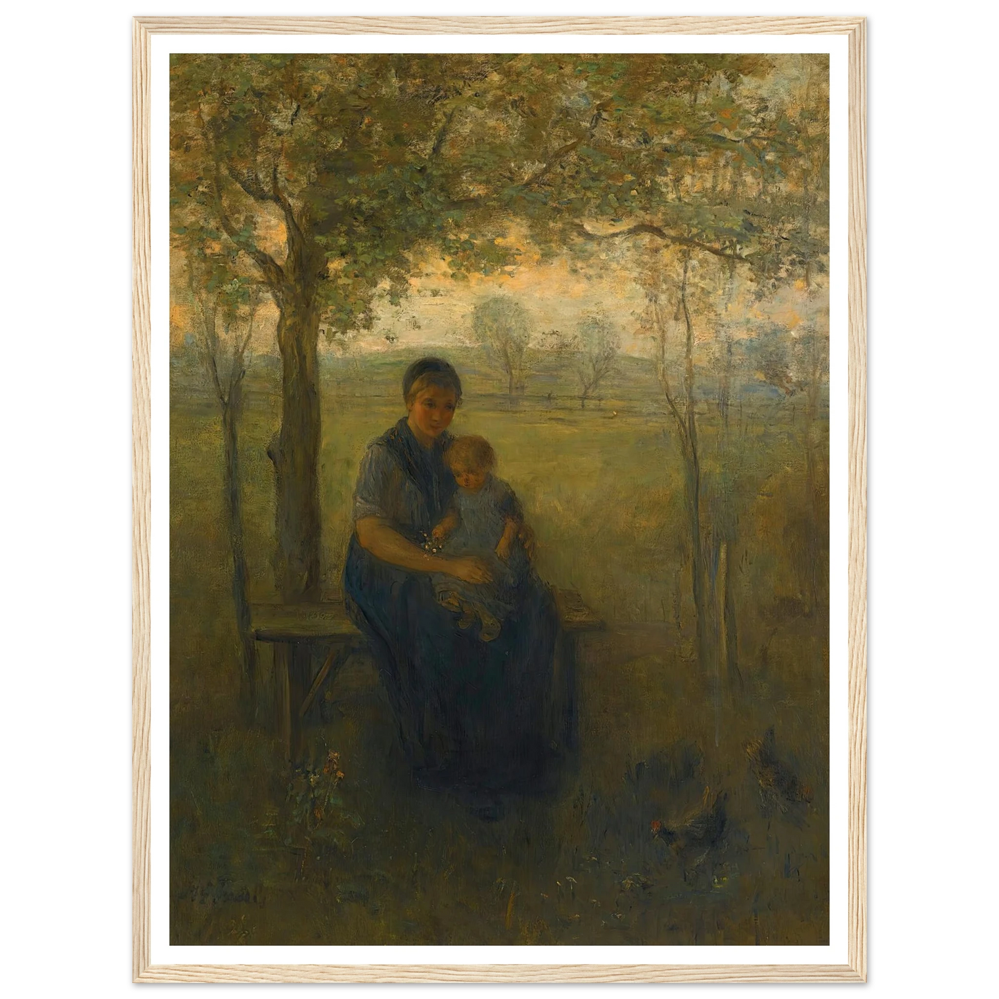 The Madonna Of Drenthe Art Print | Jozef Israels-Quipham Collections