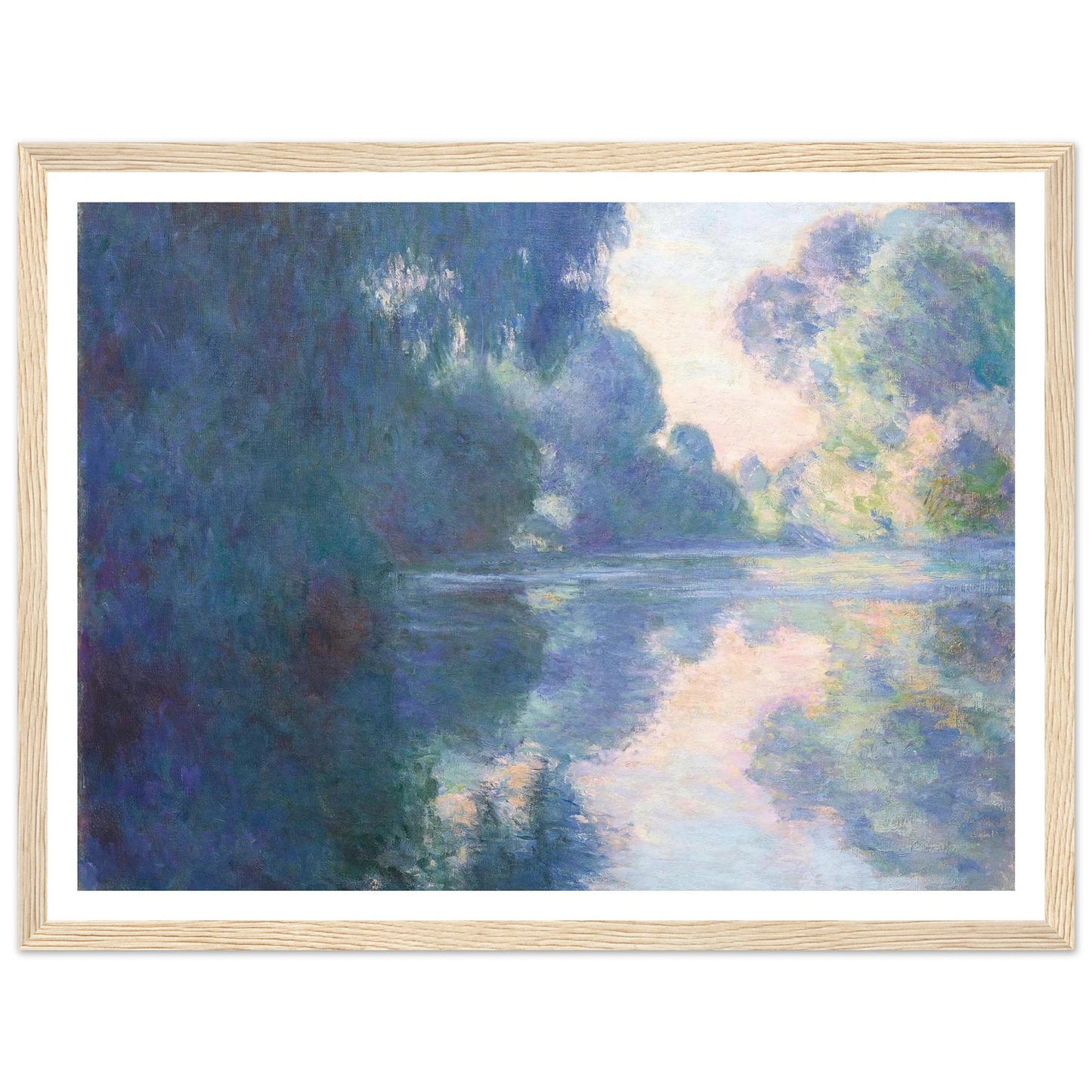 Matinée sur la Seine (1897) Art Print | Claude Monet-Quipham Collections