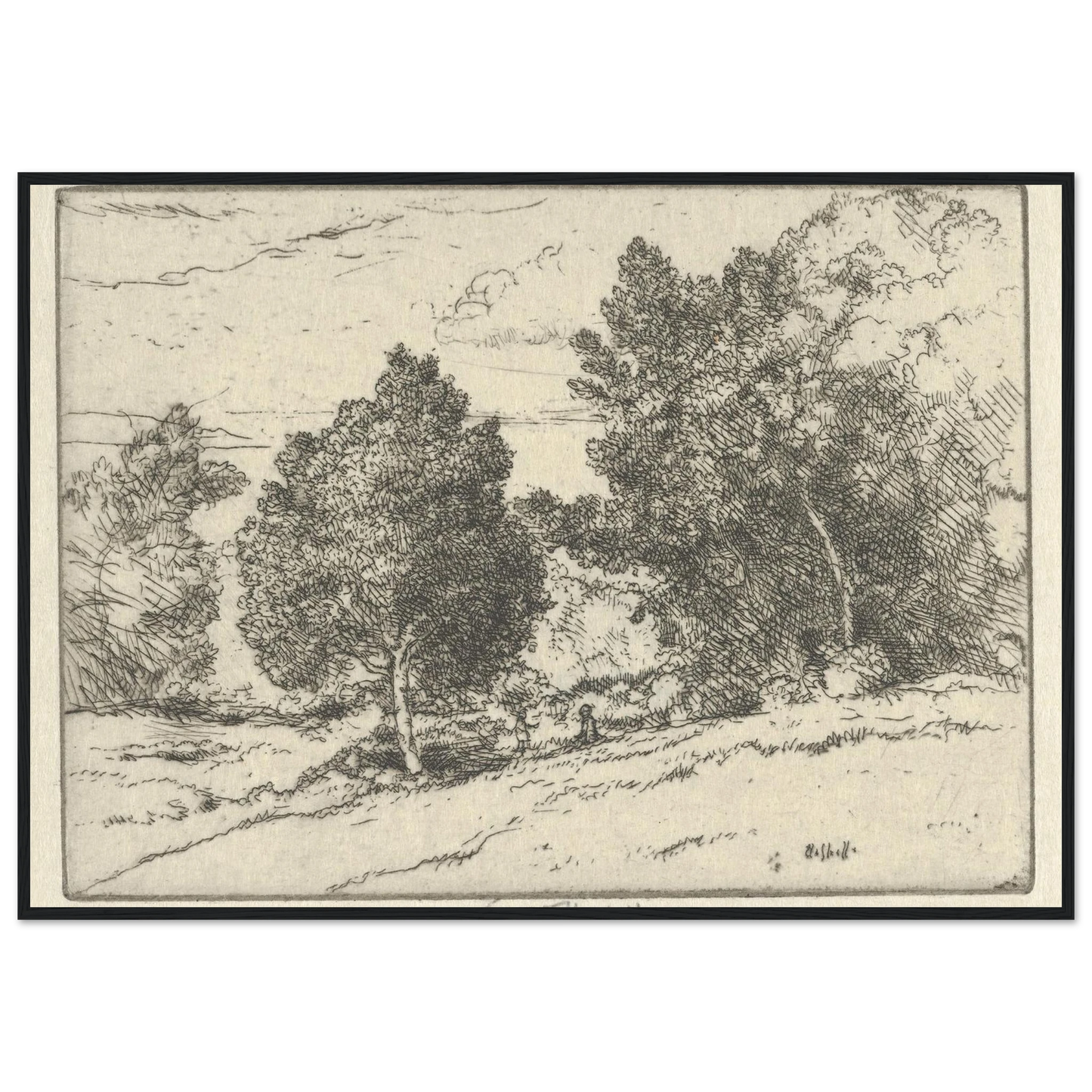 Little Pastoral (1900-1925) Art Print | Ernest Haskell-Quipham Collections