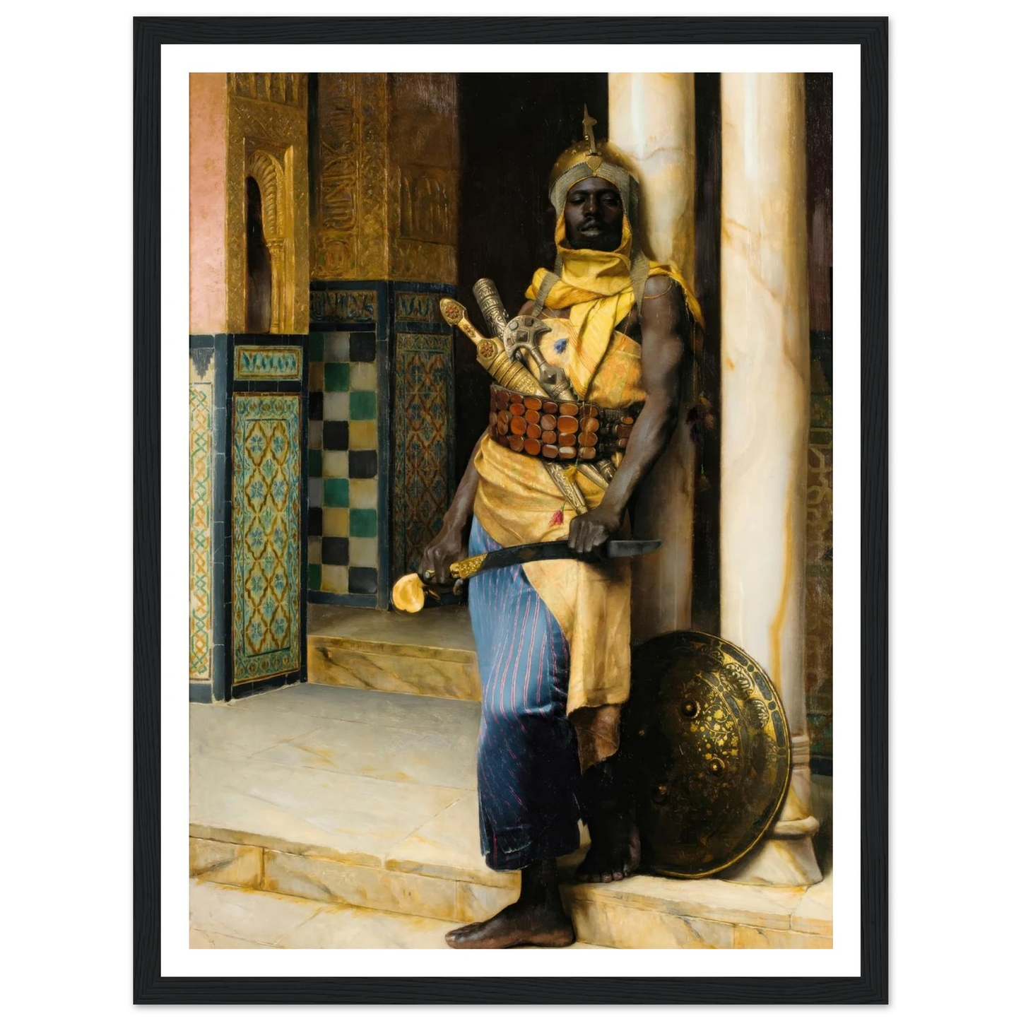 Guarding the Palace (1888) Art Print | Ludwig Deutsch-Quipham Collections