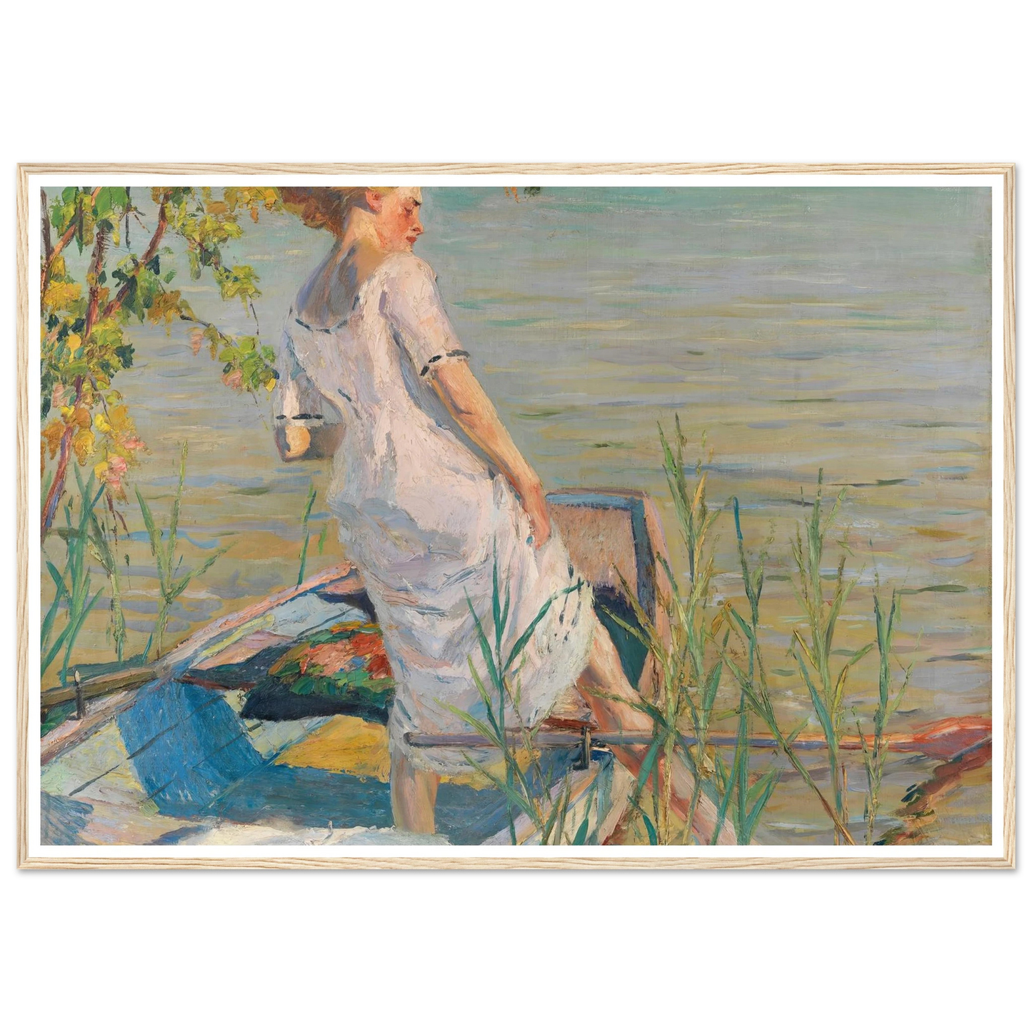 Summer morning on Lake Starnberg (1920-25) Art Print | Edward Cucue-Quipham Collections