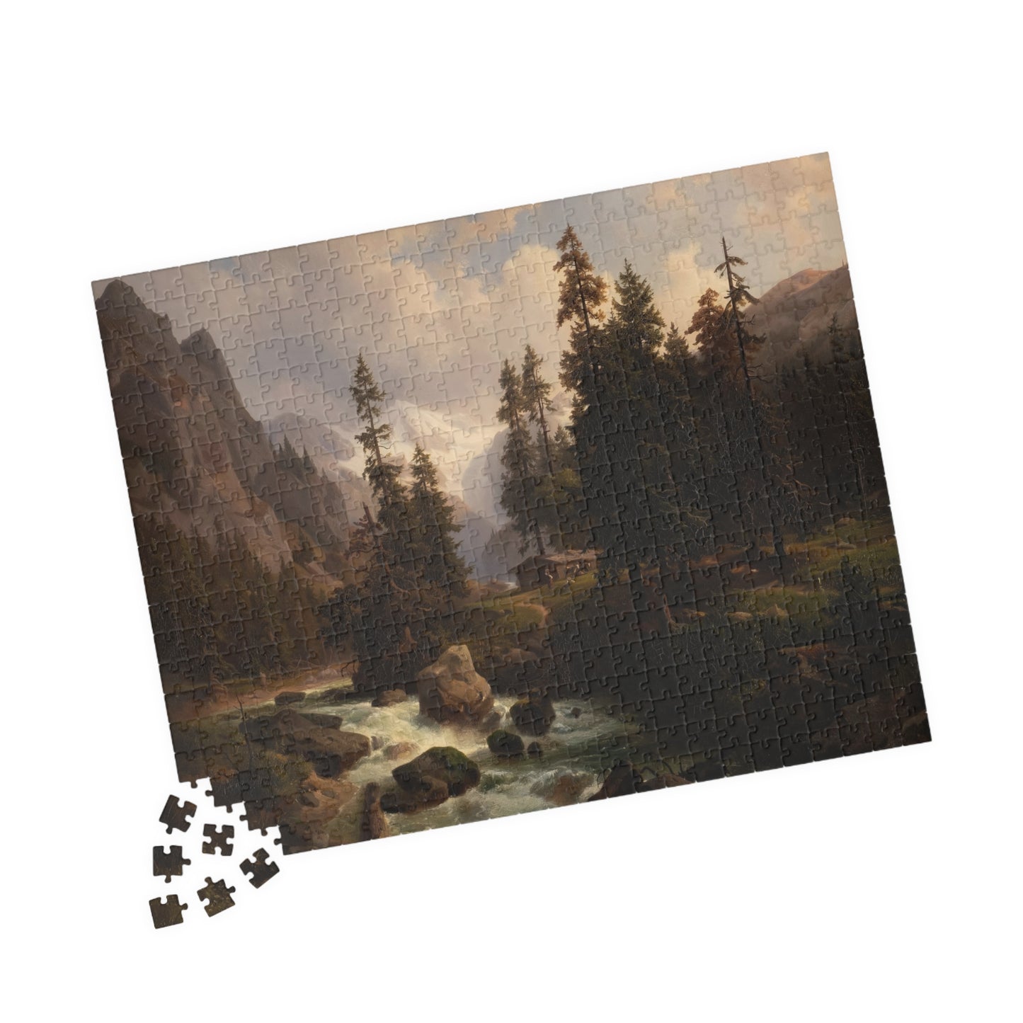 Dale in the High Alps at Gastein Puzzle | August Behrendsen-Quipham Collections