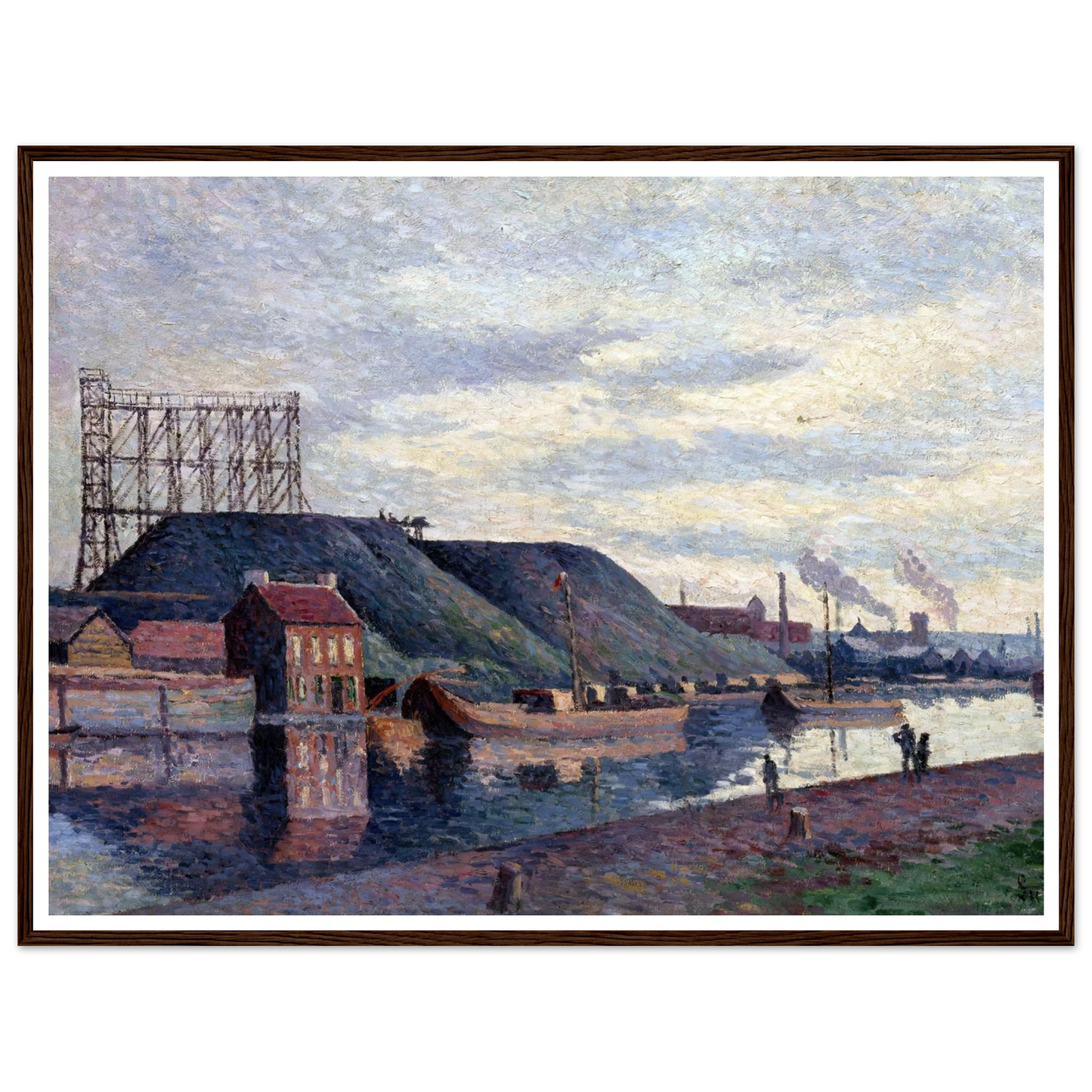 Les terrils de Sacré Madame (1897) Art Print | Maximilien Luce-Quipham Collections
