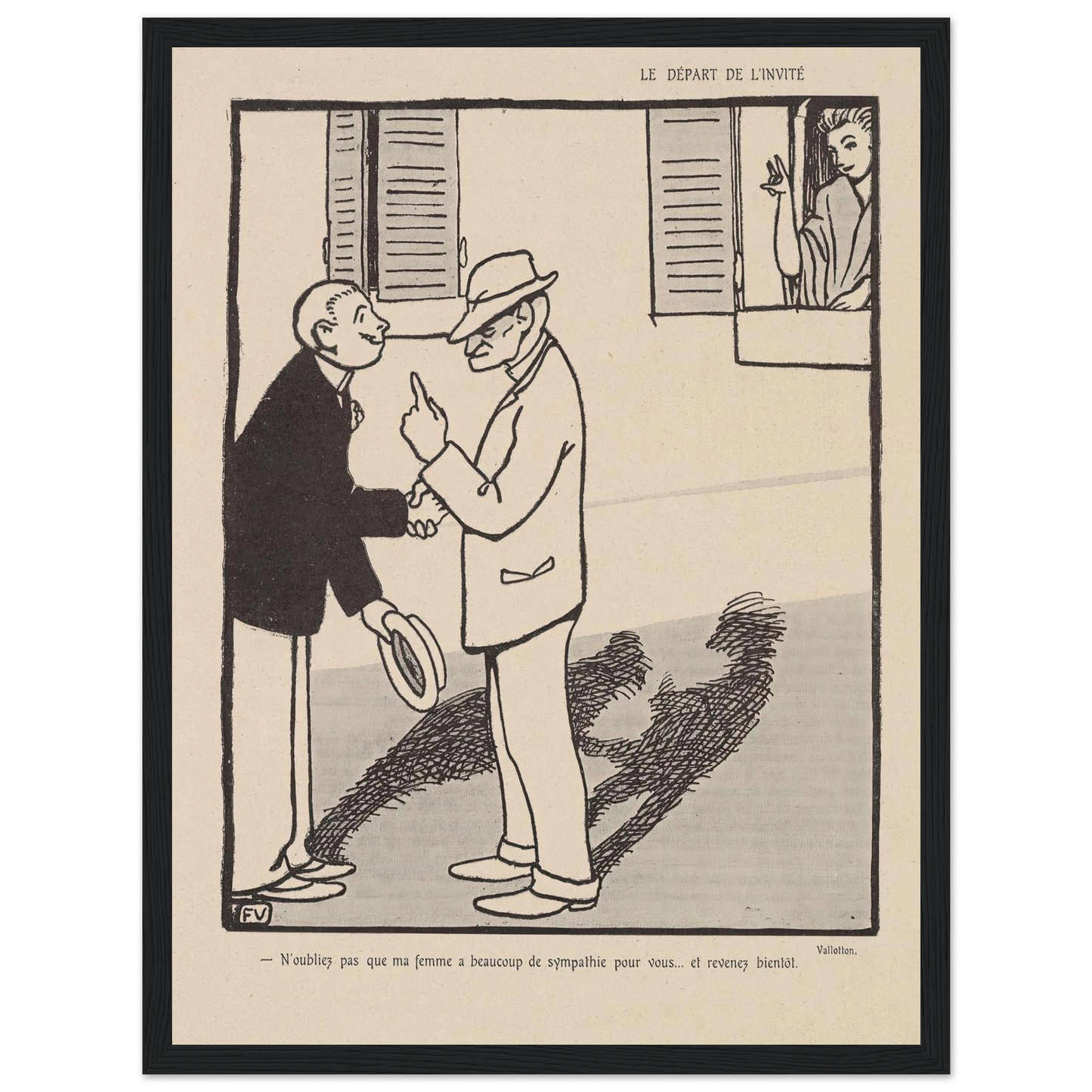 22 août 1903 Art Print | Felix Vallotton-Quipham Collections