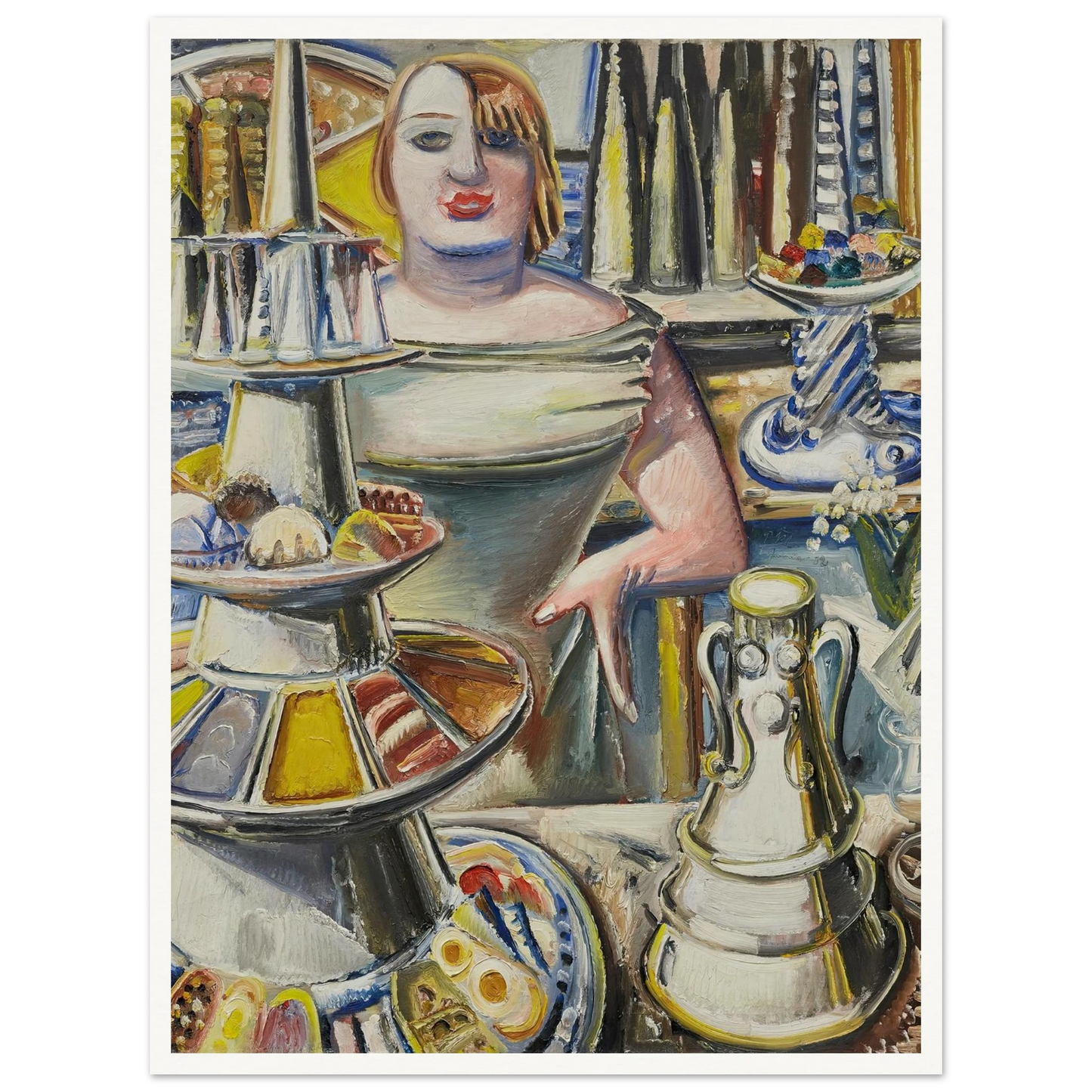 Bardame (Barmaid) (1932) Art Print | Paul Kleinschmidt-Quipham Collections