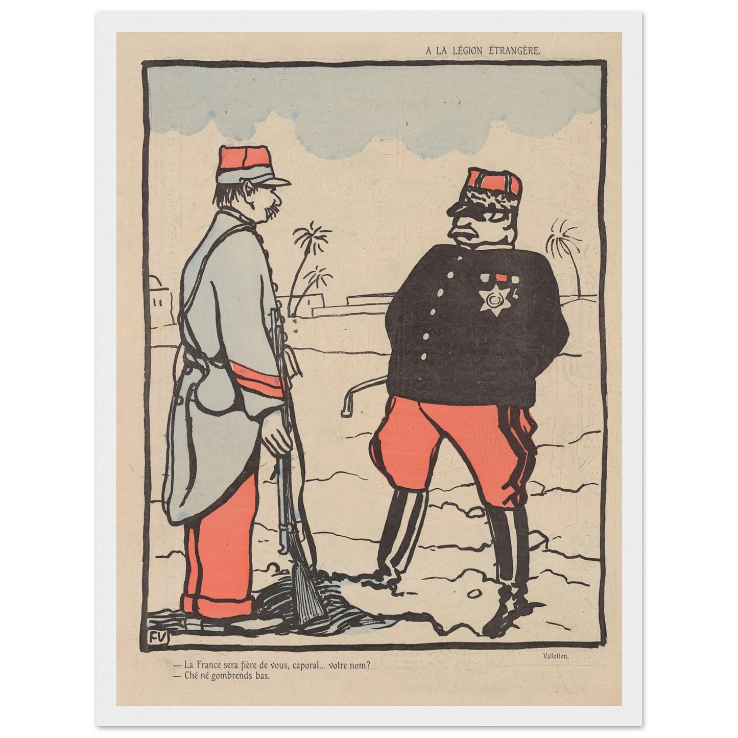 20 juin 1903 Art Print | Felix Vallotton-Quipham Collections