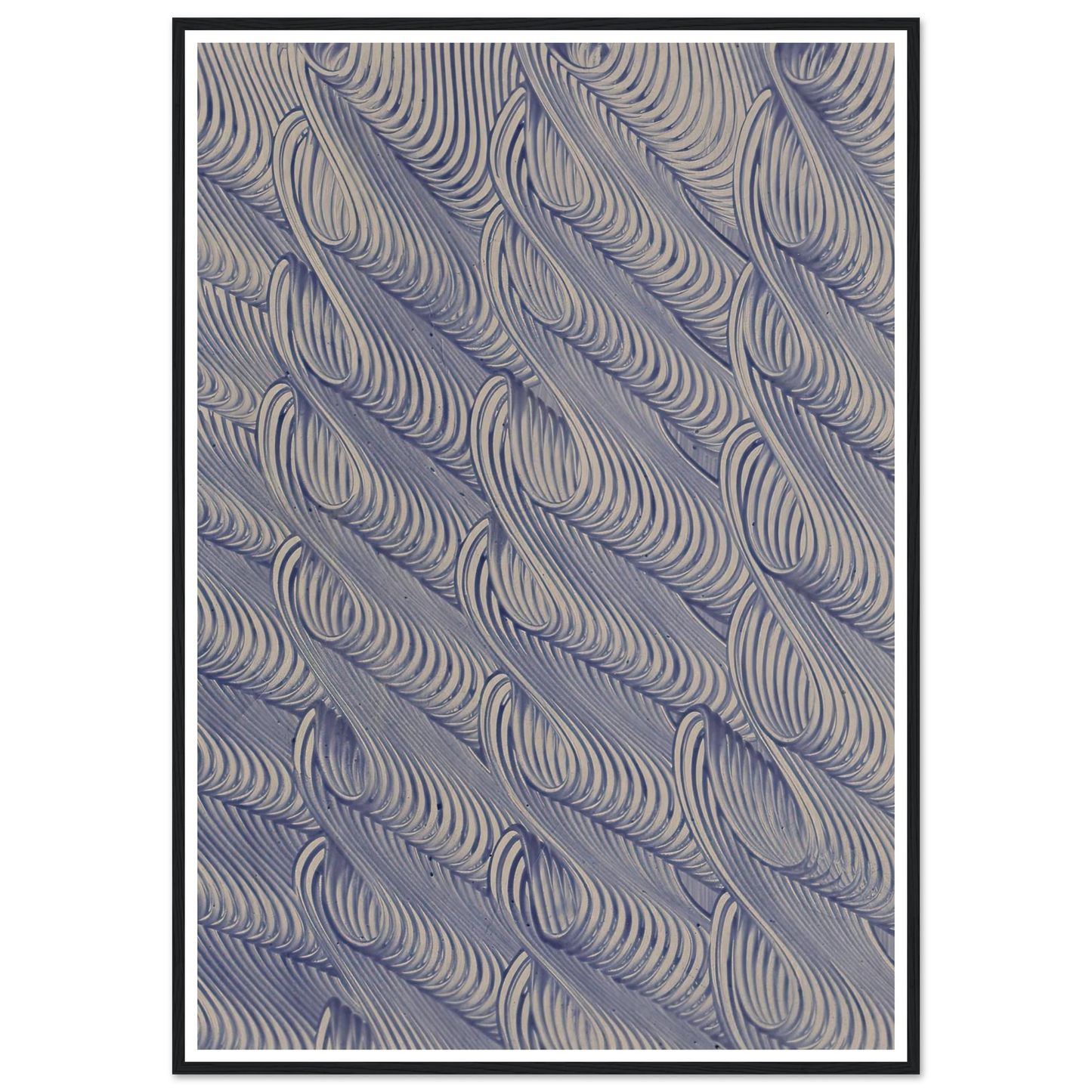 Kleisterpapier mit Verdrängungsdekor (Linienbündel) (1890) Art Print | Anker Kyster-Quipham Collections