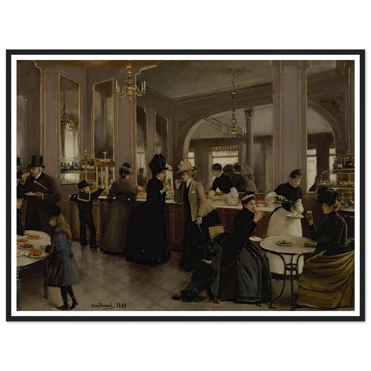 La pâtisserie Gloppe (1889) Art Print | Jean Beraud-Quipham Collections
