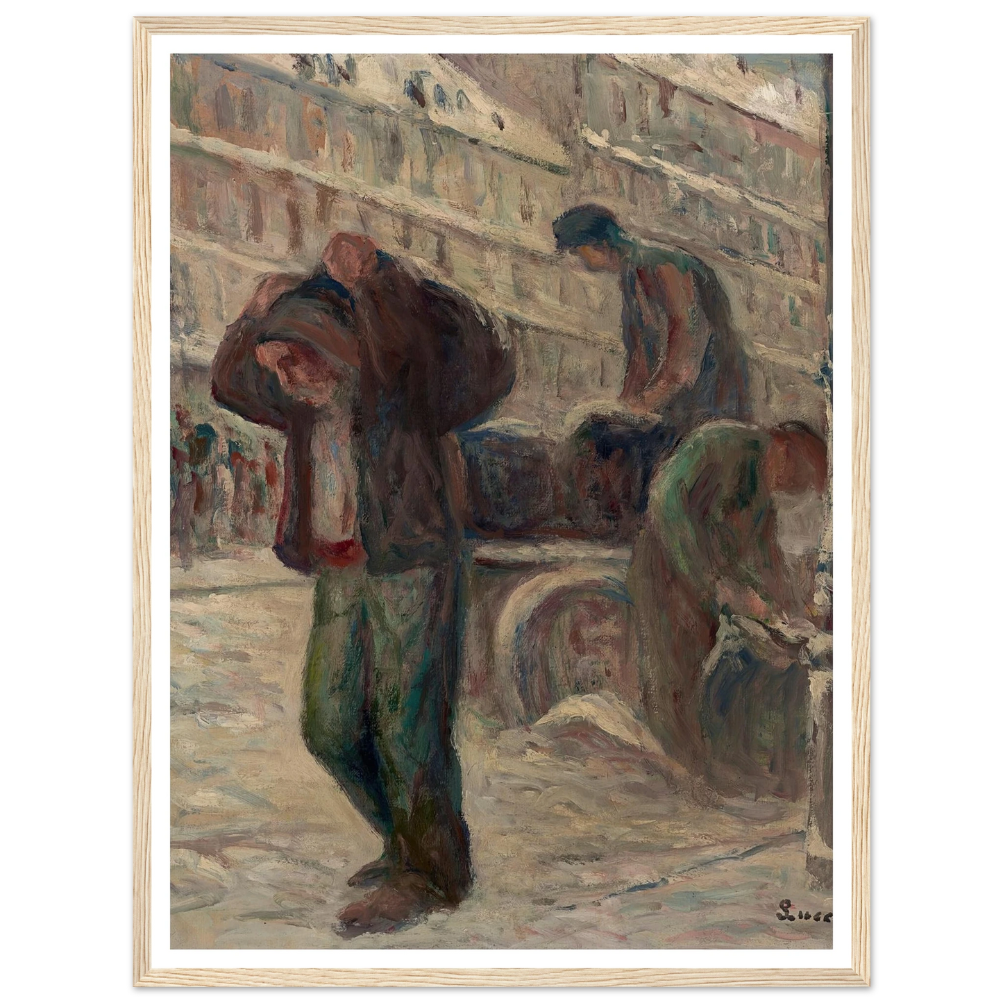 Le Bougnat (1937) Art Print | Maximilien Luce-Quipham Collections