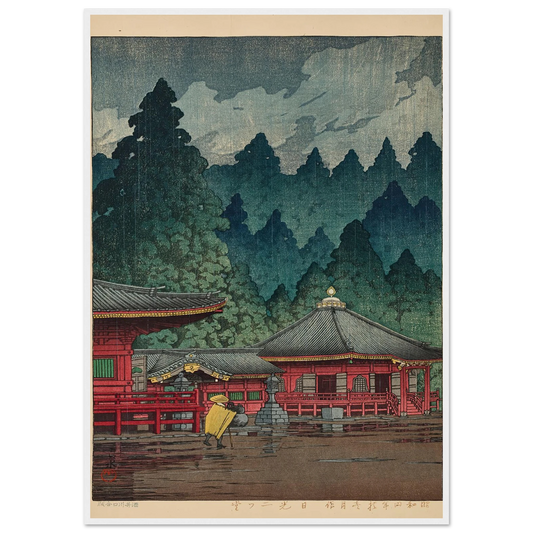 Nikko Futatsudo (Futatsu Hall in Nikko) (1929) Art Print | Kawase Hasui-Quipham Collections