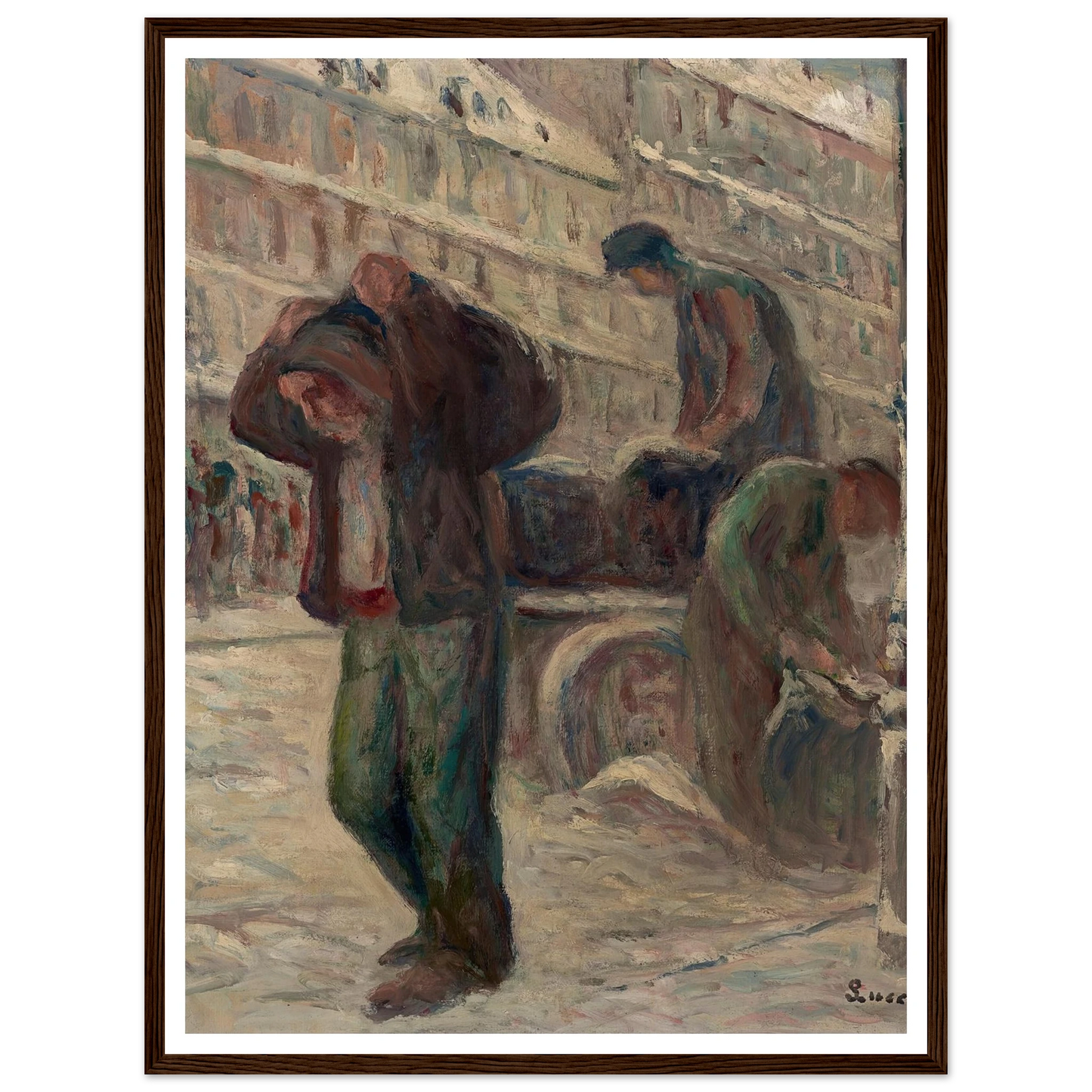 Le Bougnat (1937) Art Print | Maximilien Luce-Quipham Collections