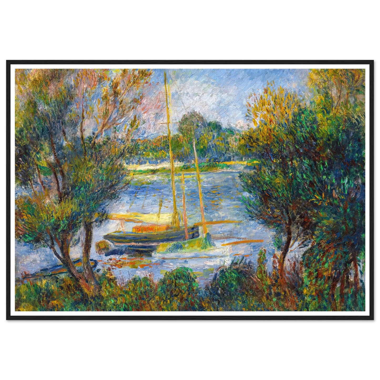 La Seine à Argenteuil (1888) Art Print | Pierre Auguste Renoir-Quipham Collections