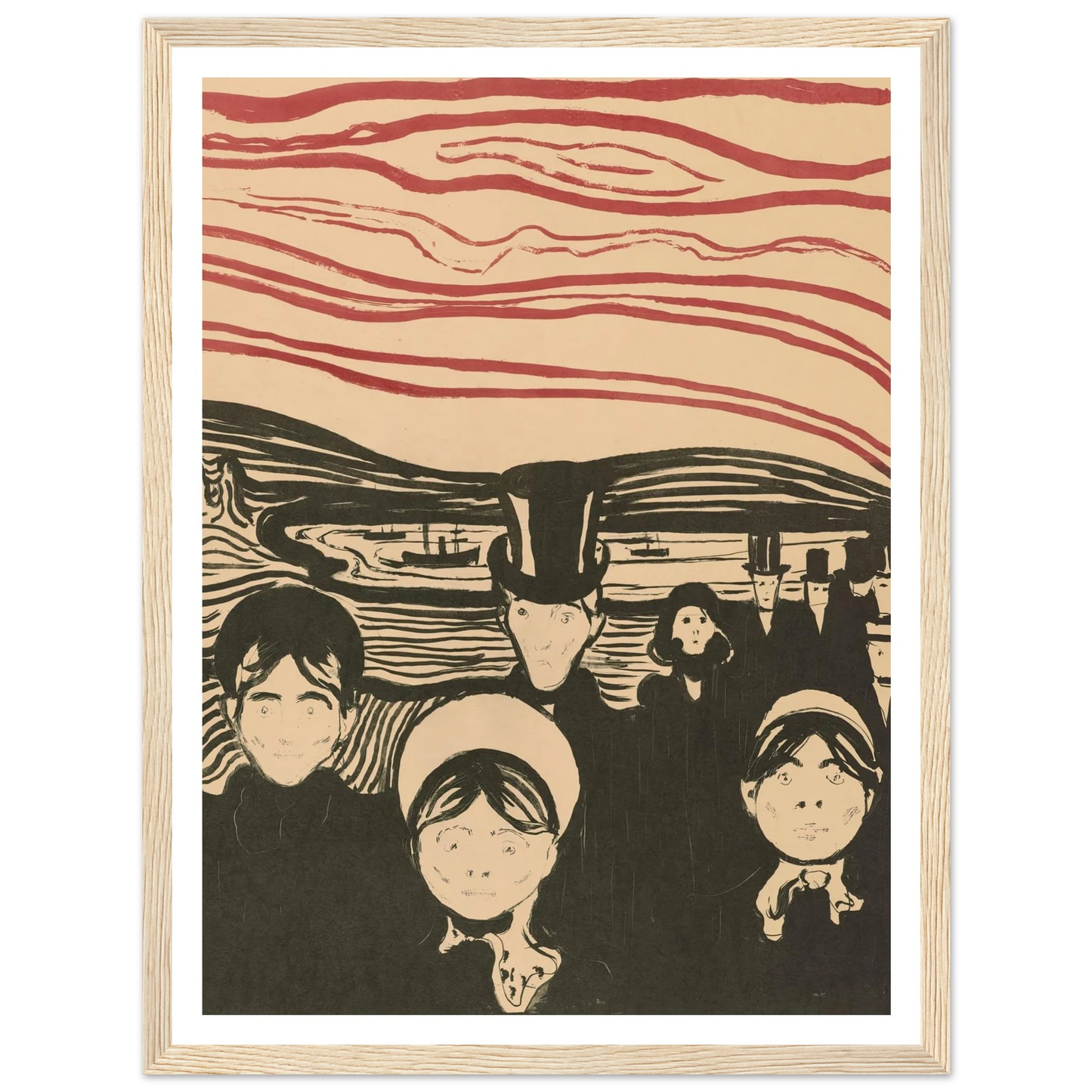 Angst (1896) Art Print | Edvard Munch-Quipham Collections